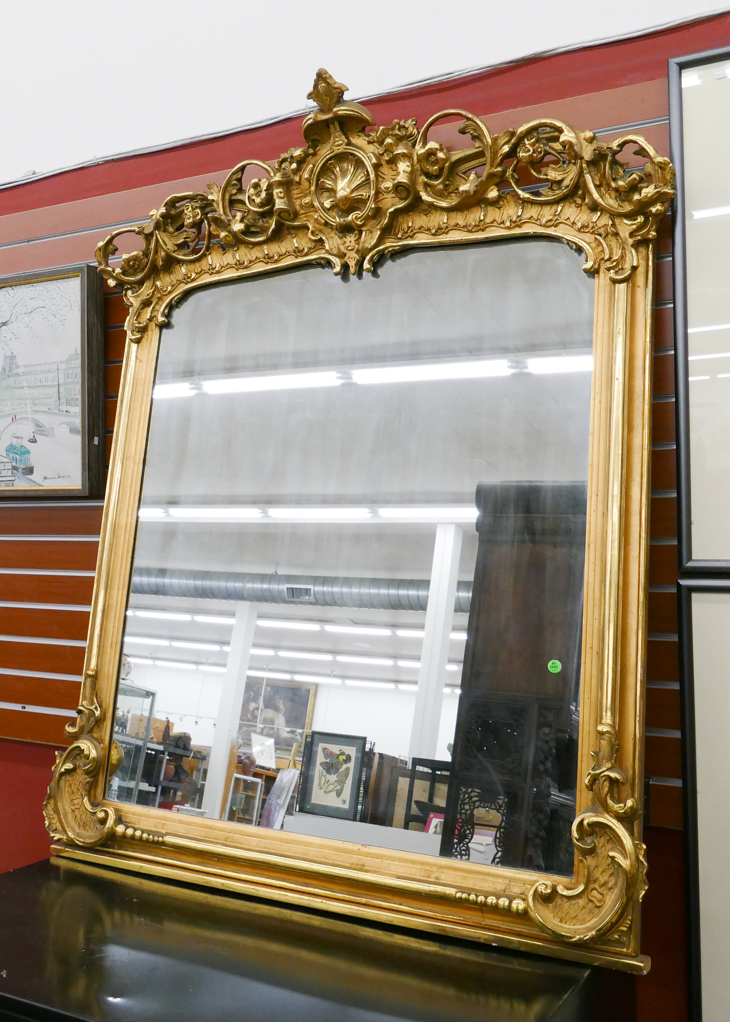 Large Antique Ornate Gilt Framed