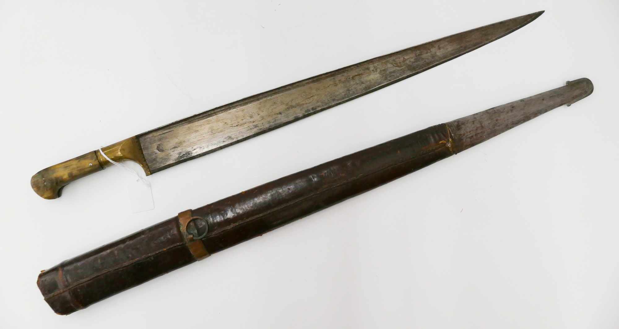 Antique Turkish Yatagan Sword with 368a89
