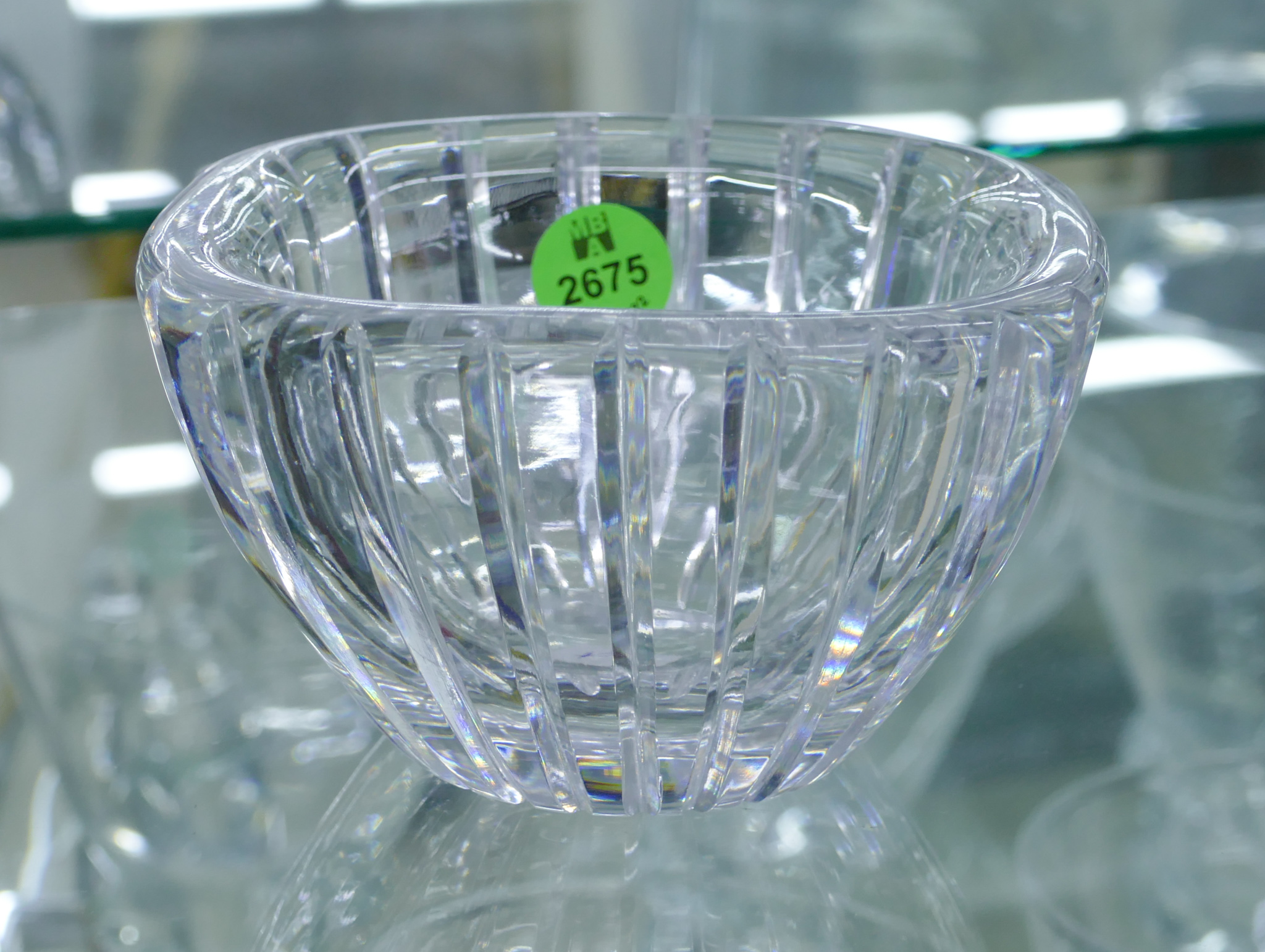 Orrefors Cut Crystal Small Bowl-