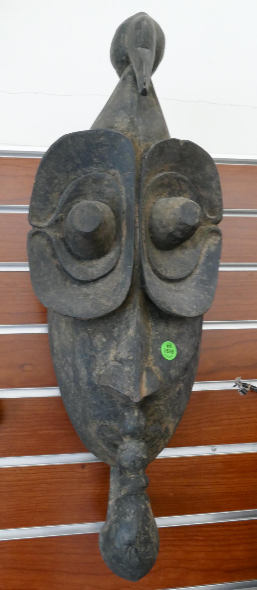African Black Hanging Wood Mask 368ac0