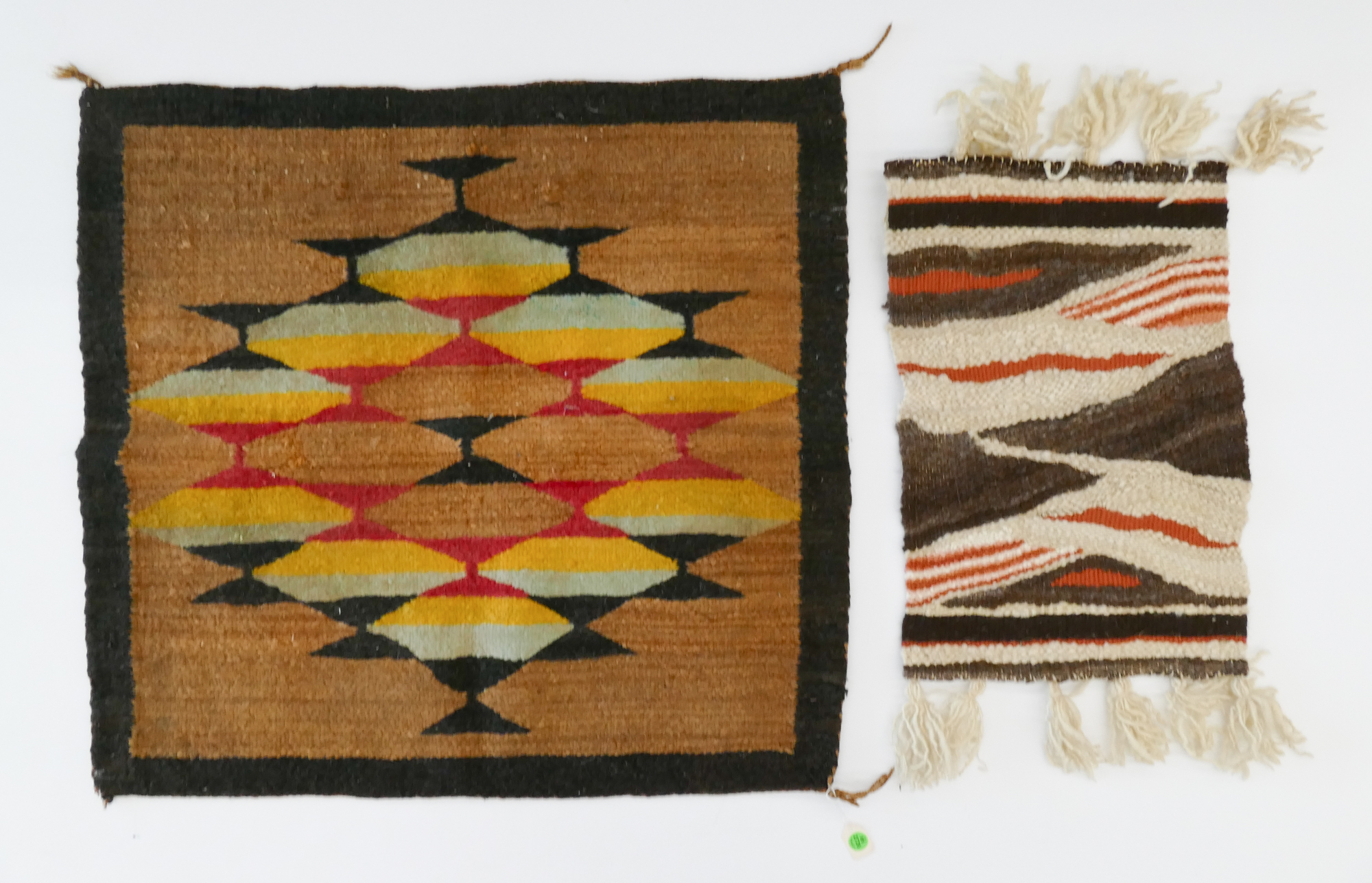 2pc Small Rug Mats- Navajo Etc-