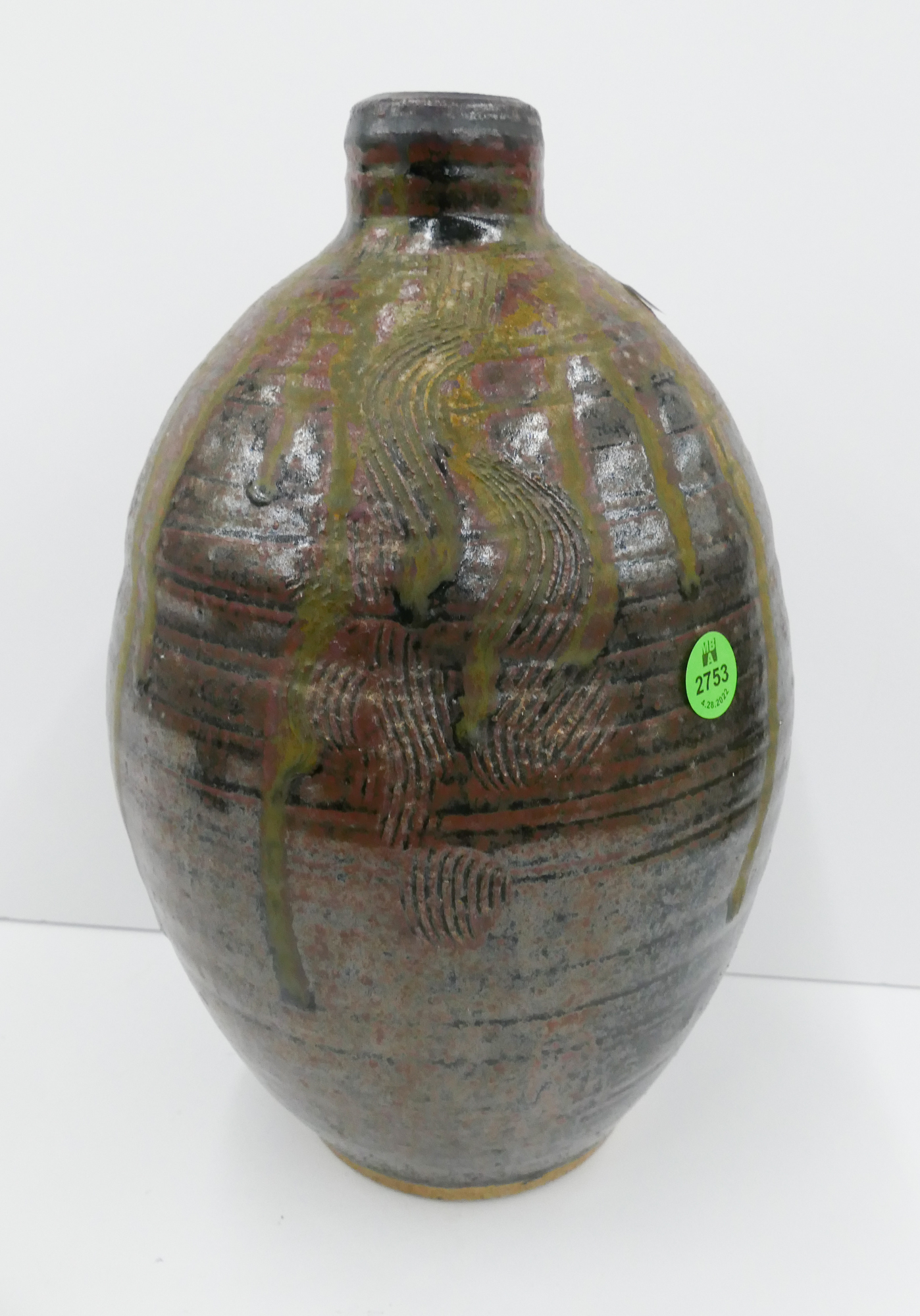 Japanese Studio Pottery Brown Glazed 368af5