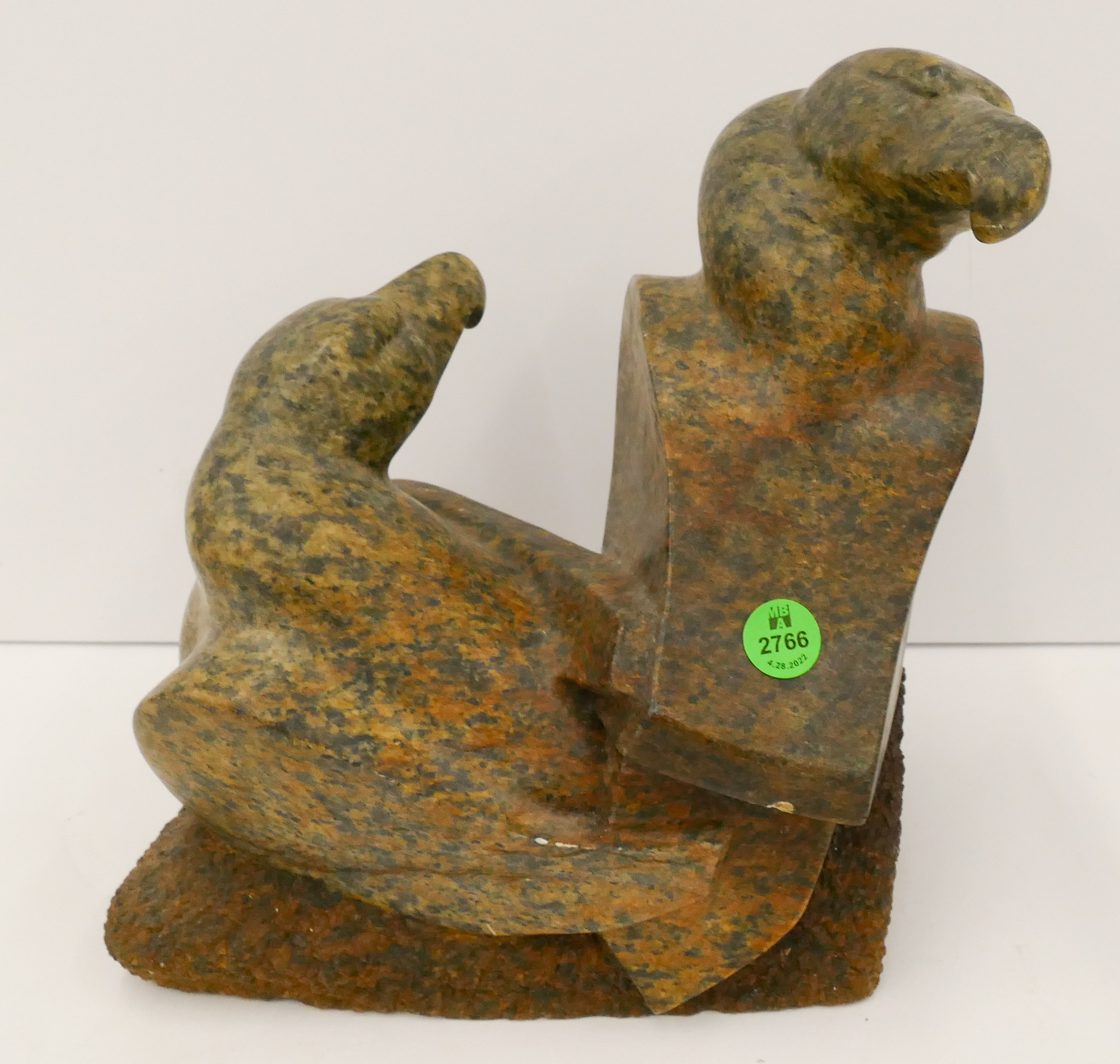 Alaskan Soapstone Large Bird Figure