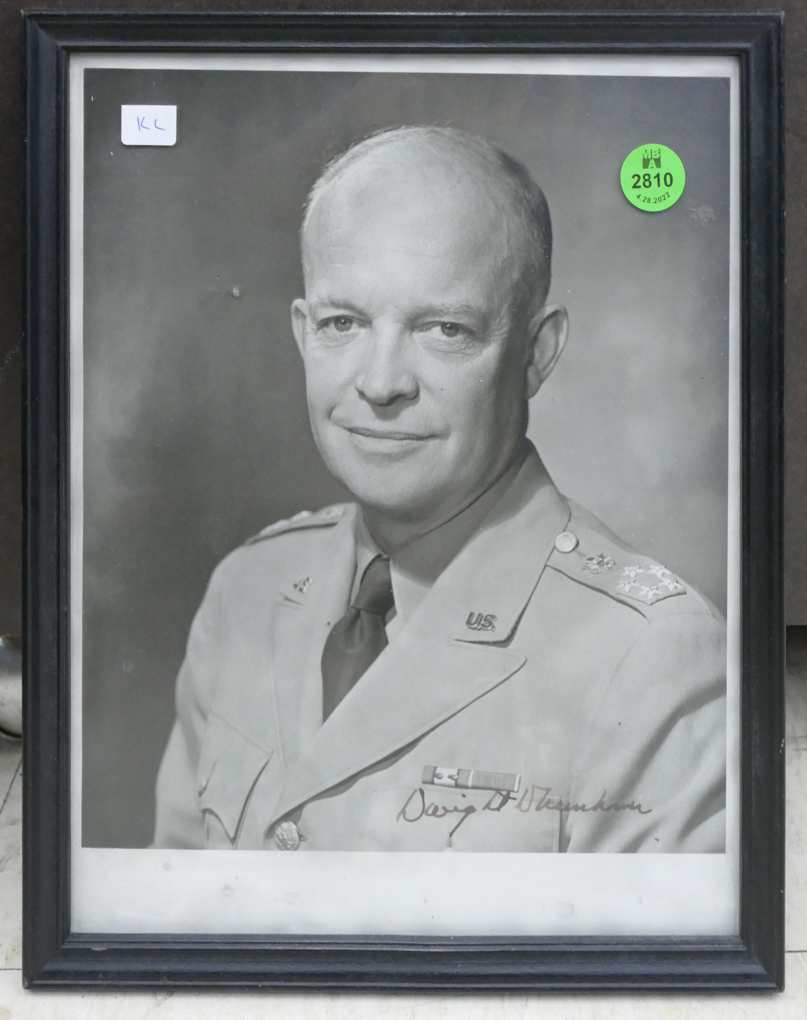 Dwight Eisenhower Signed Photo 368b28