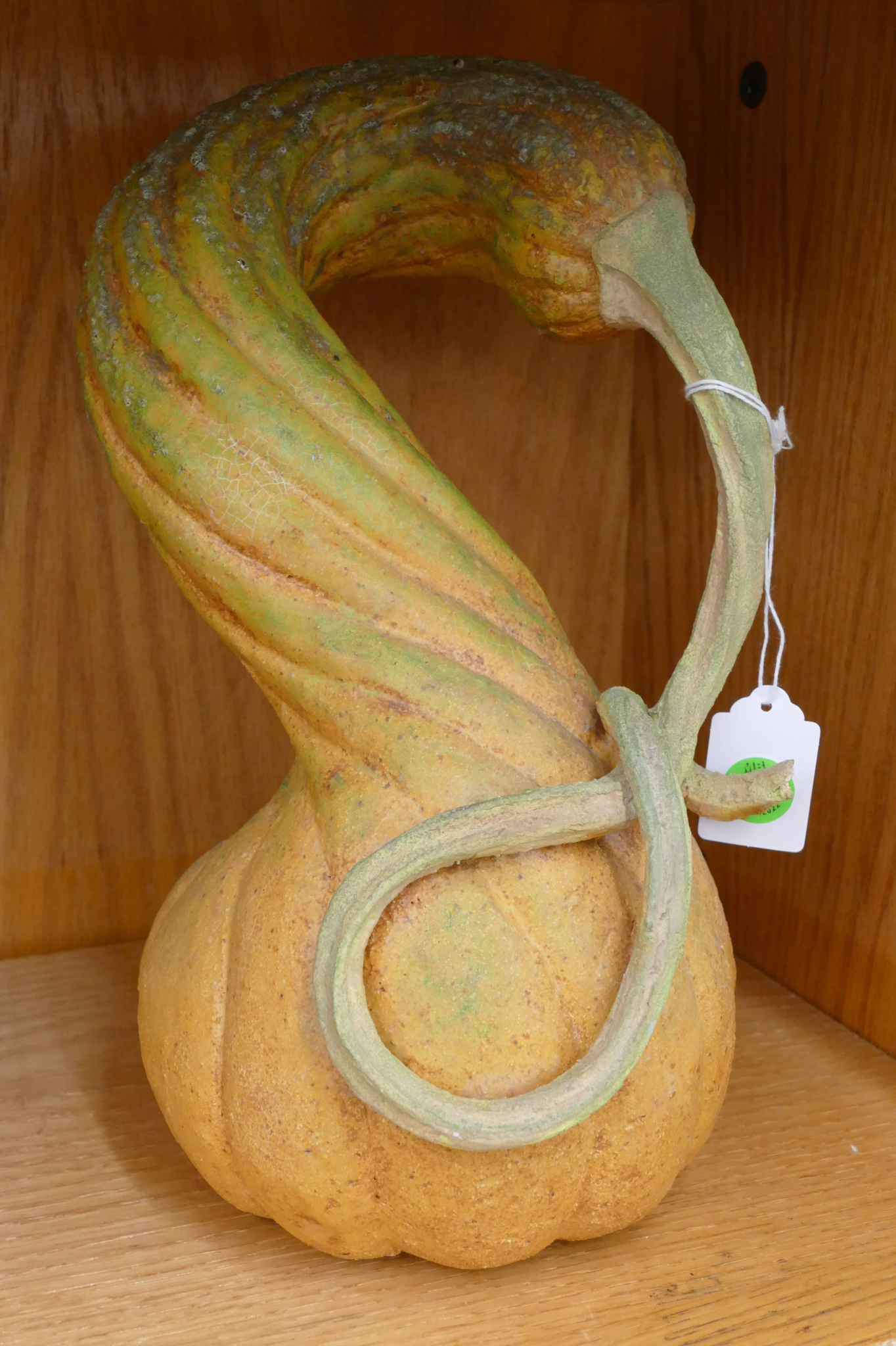 Studio Pottery Signed Squash Sculpture  368b23