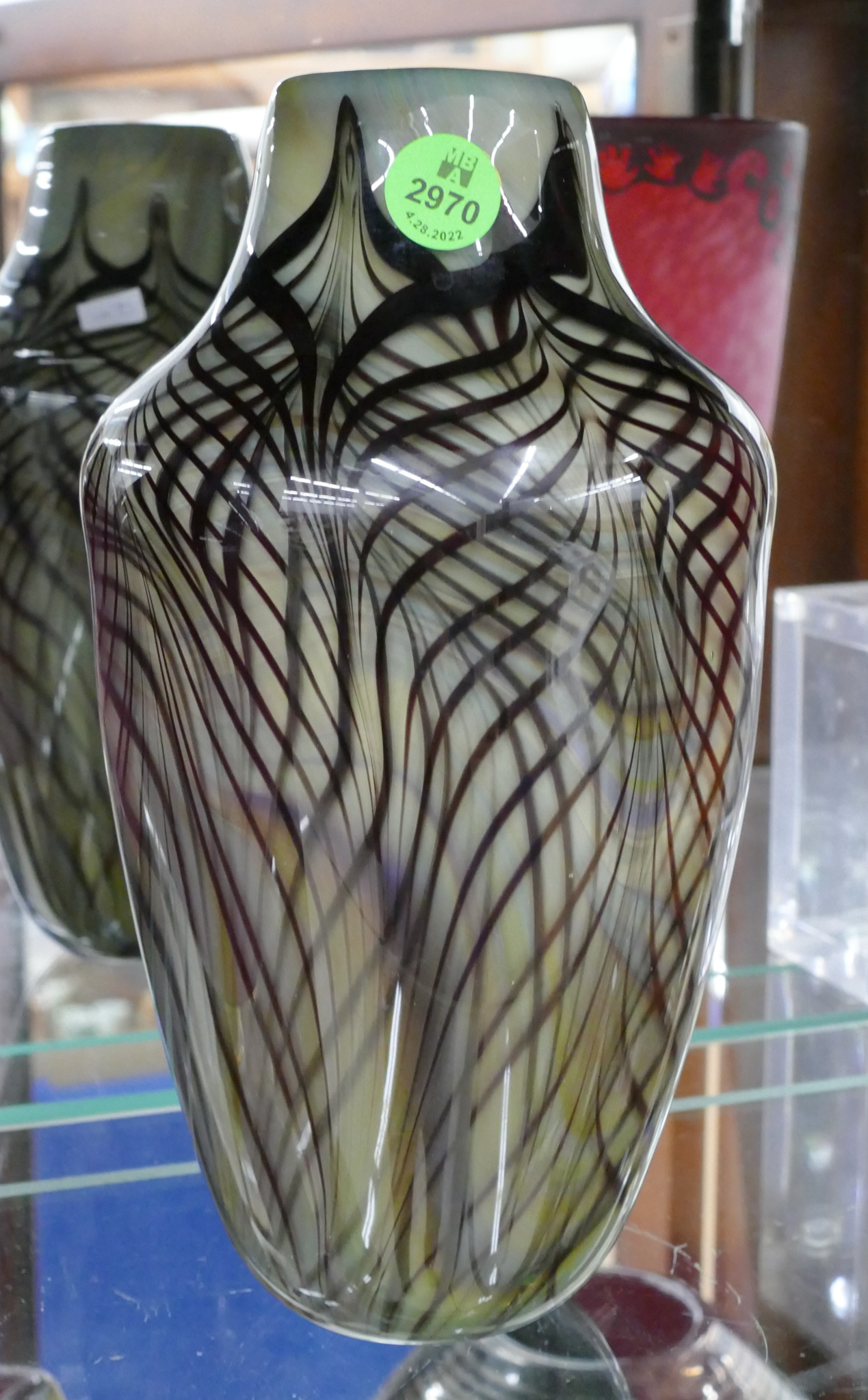 Nichols 1970 s Studio Art Glass 368bbb