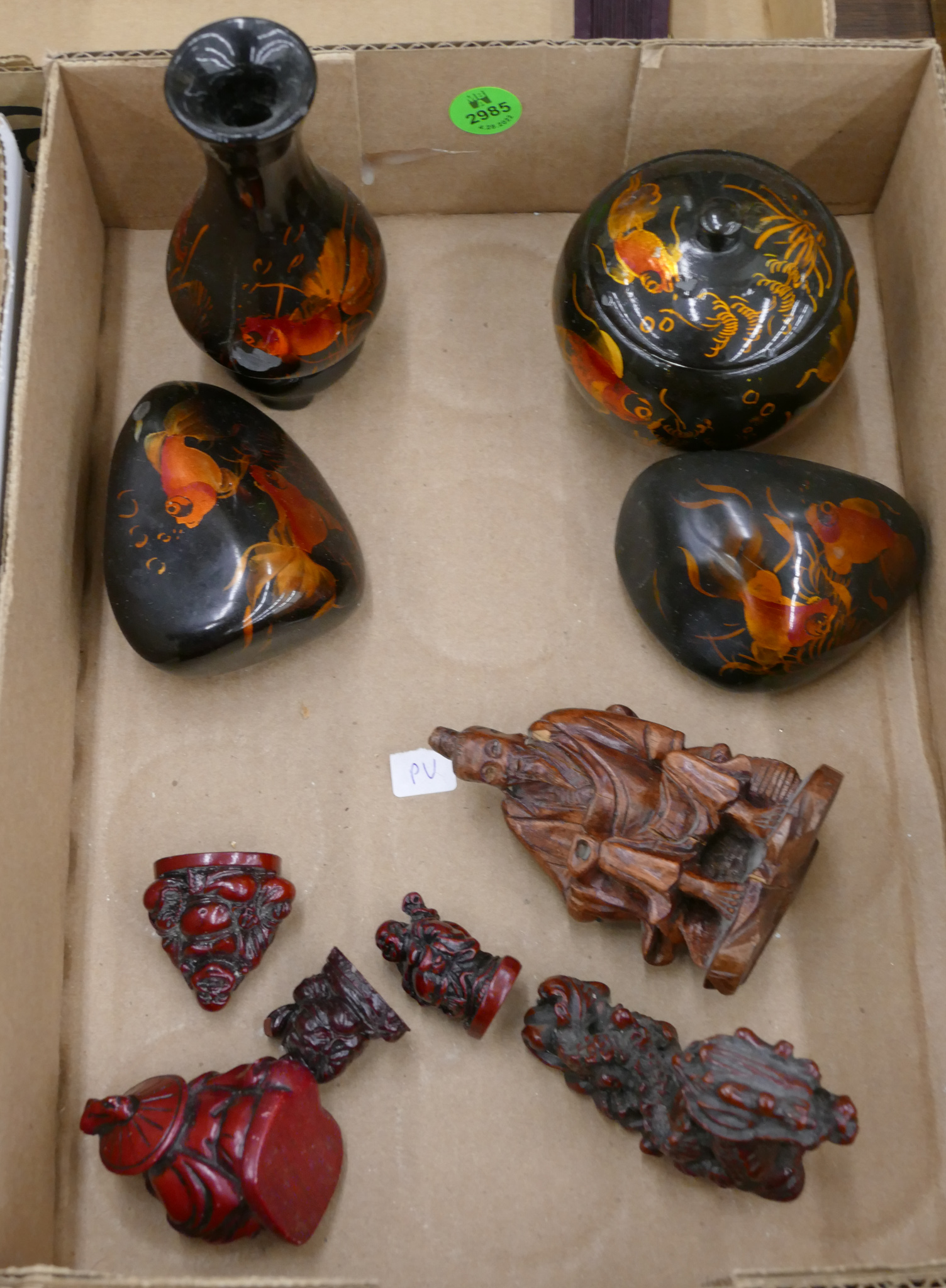 Box Asian Lacquered Miniatures