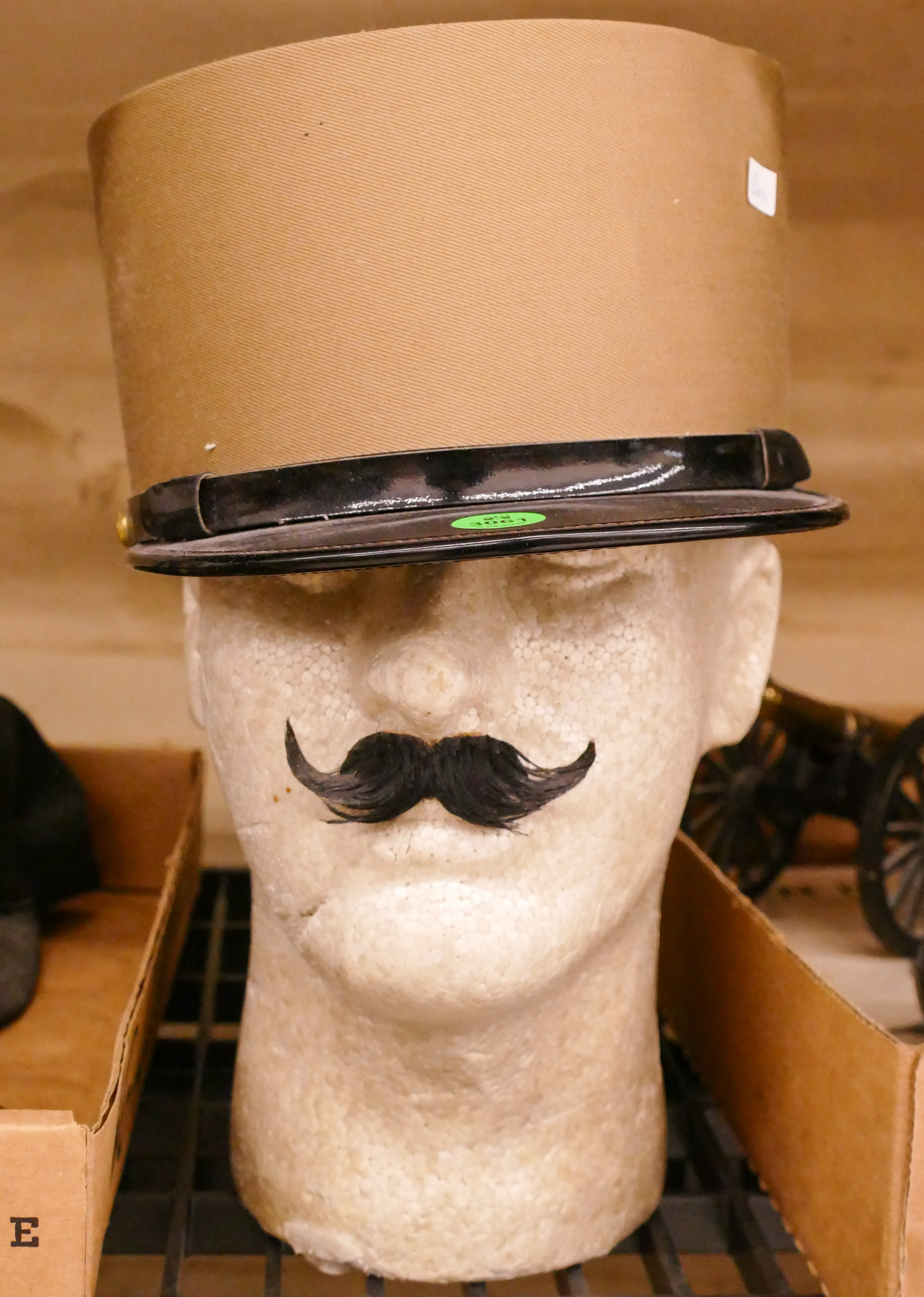 Vintage Military Hat on Stand