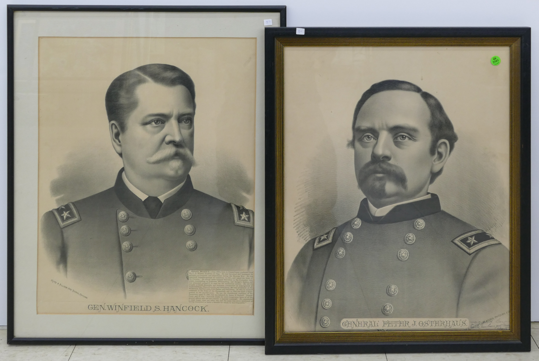 2pc Kurz Allison Civil War General 368c33