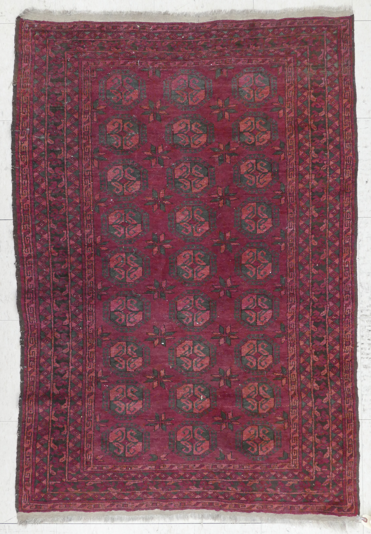 Persian Tribal Red Oriental Rug-