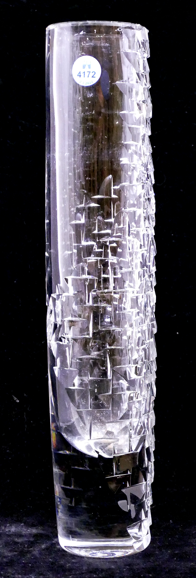 Moser Modernist Cut Crystal Cylinder