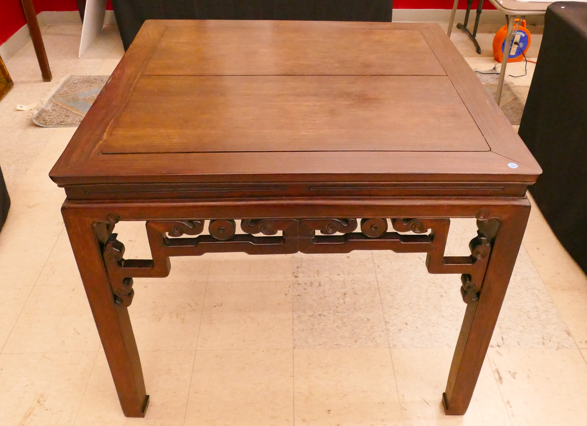 Antique Chinese Rosewood Square Table-