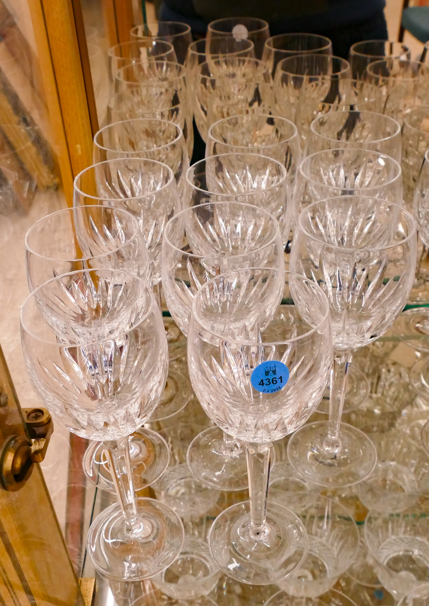 11pc Waterford Cut Crystal White 368ebd