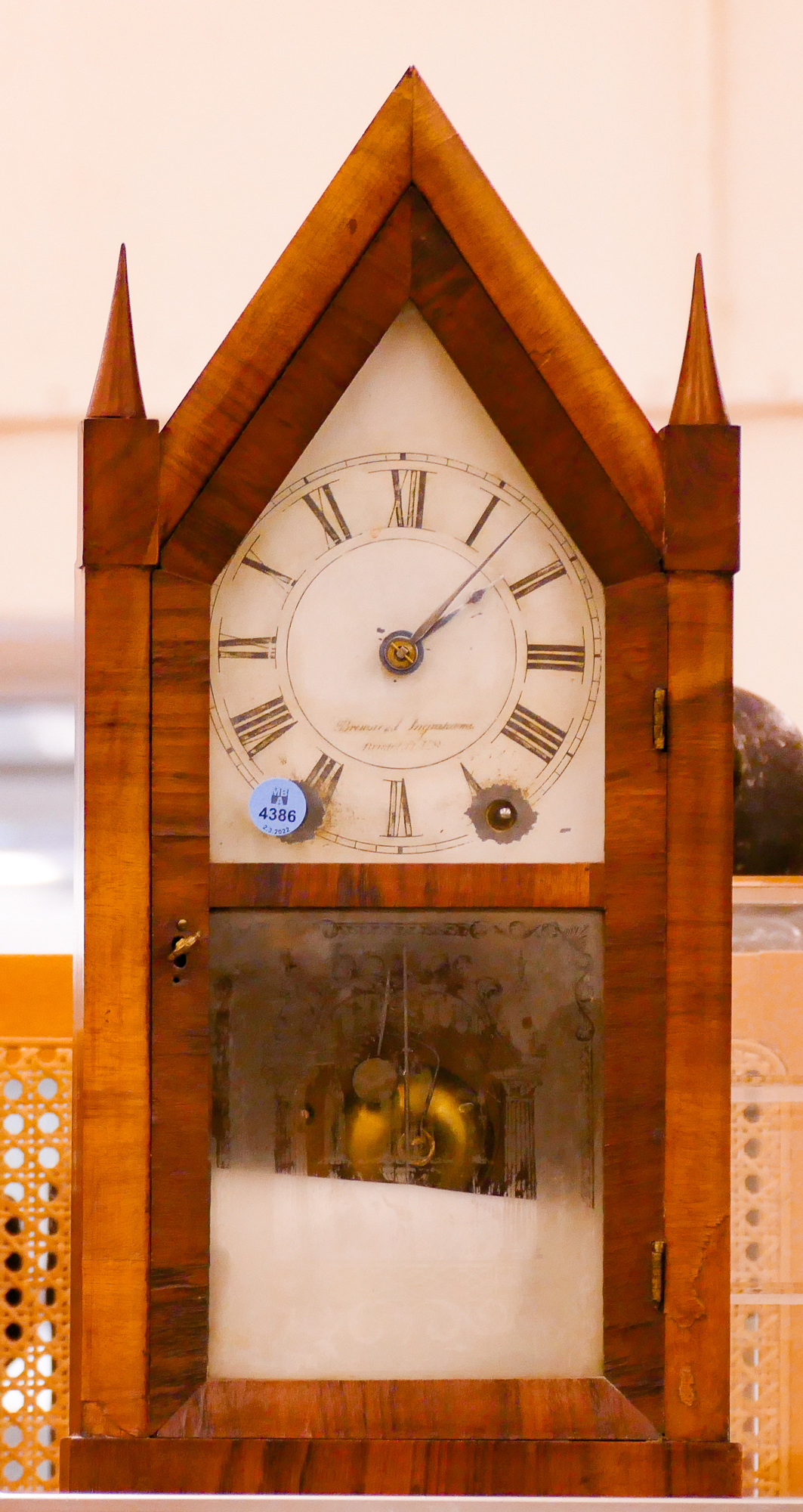 Antique English Mahogany Steeple