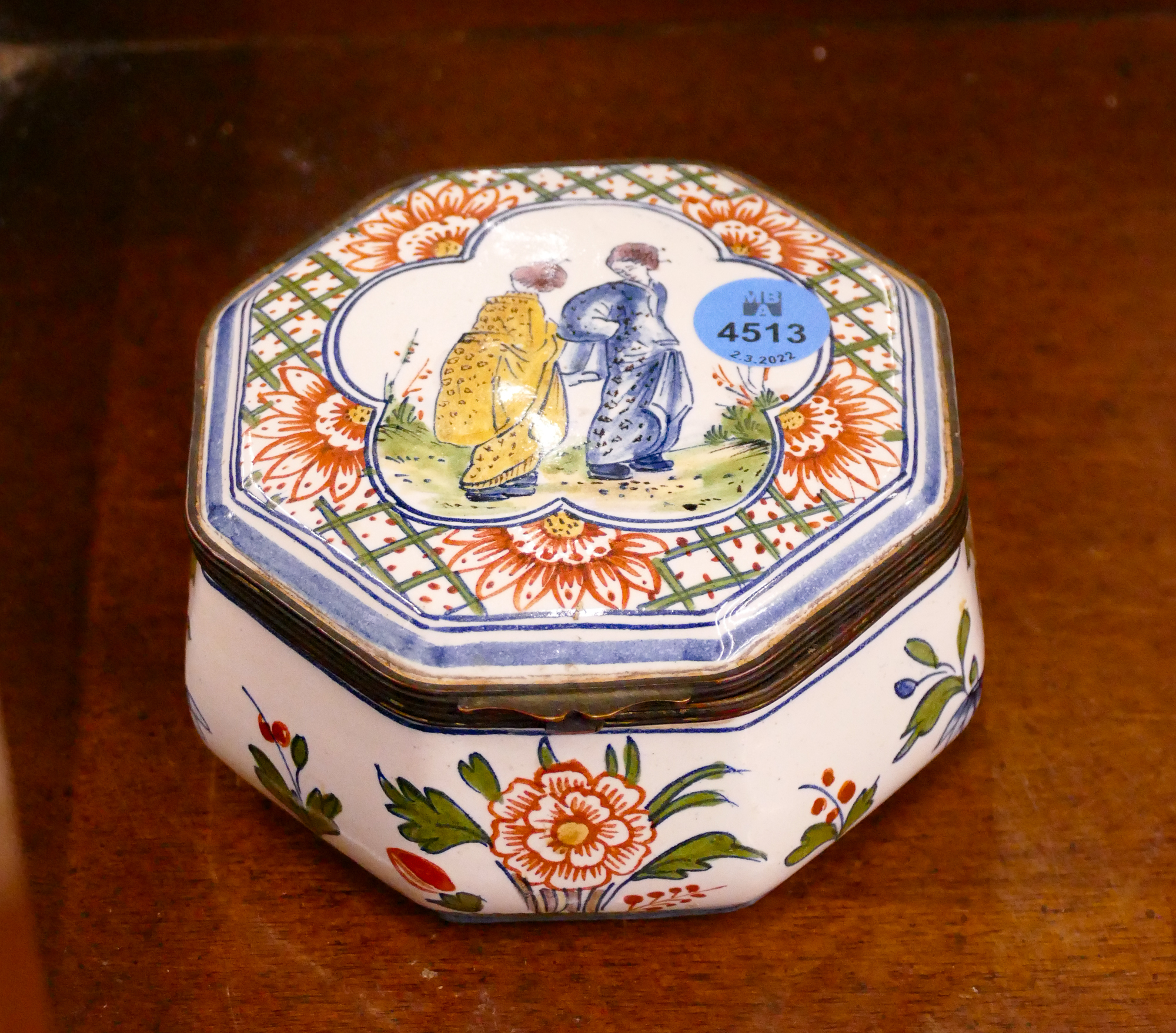 Antique French Japonisme Faience