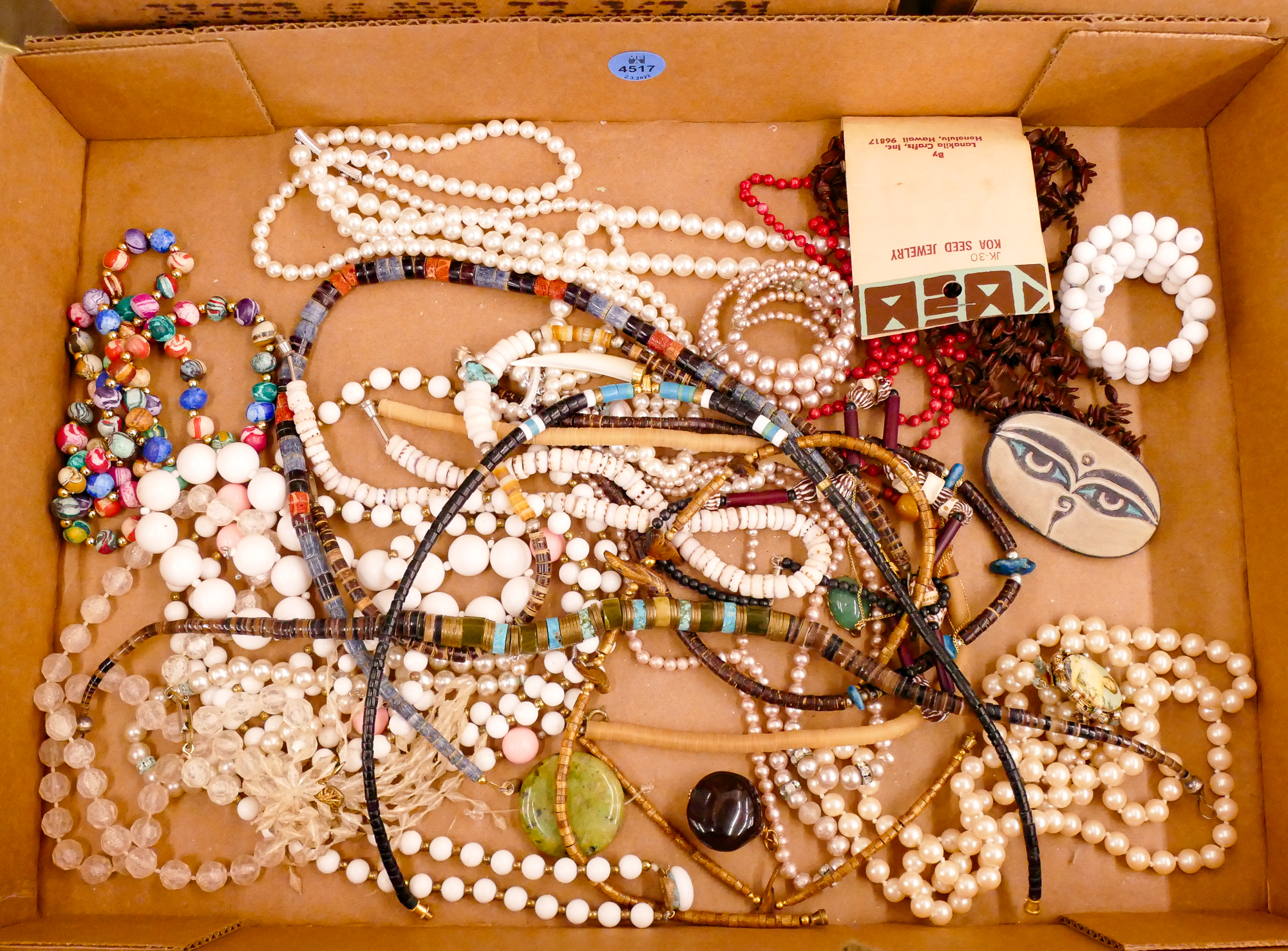 Box Costume Jewelry Necklaces