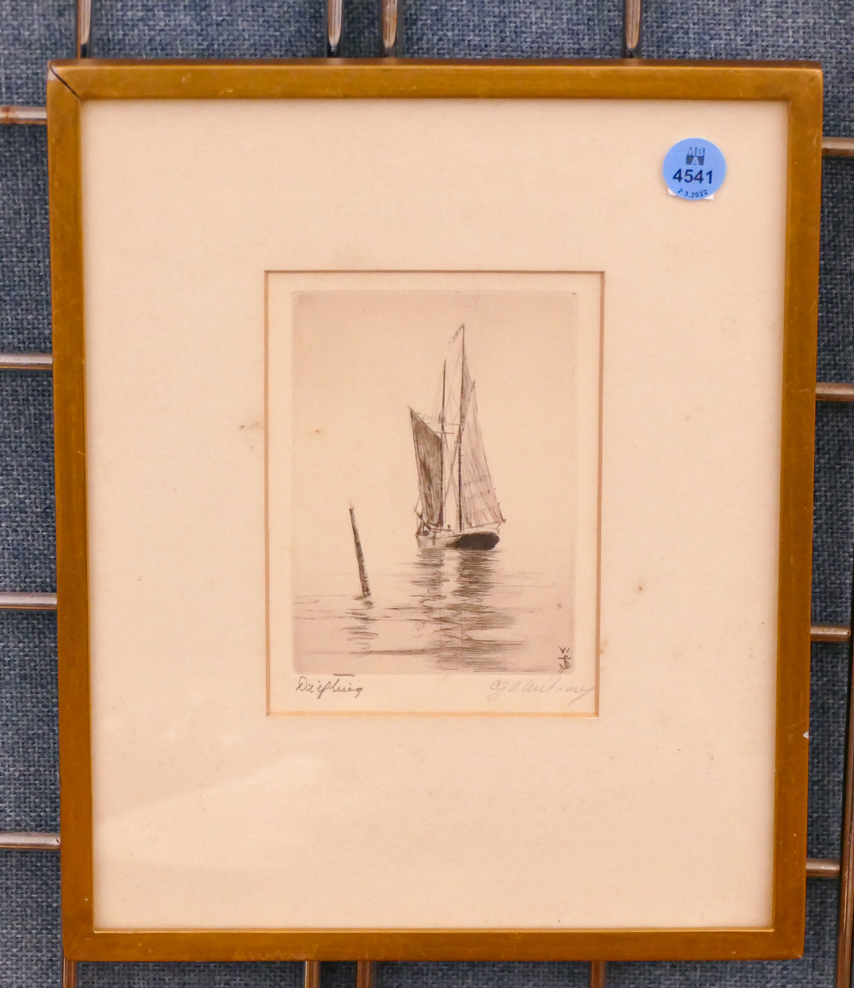 Charles Wilson Drifting Sailboat Small