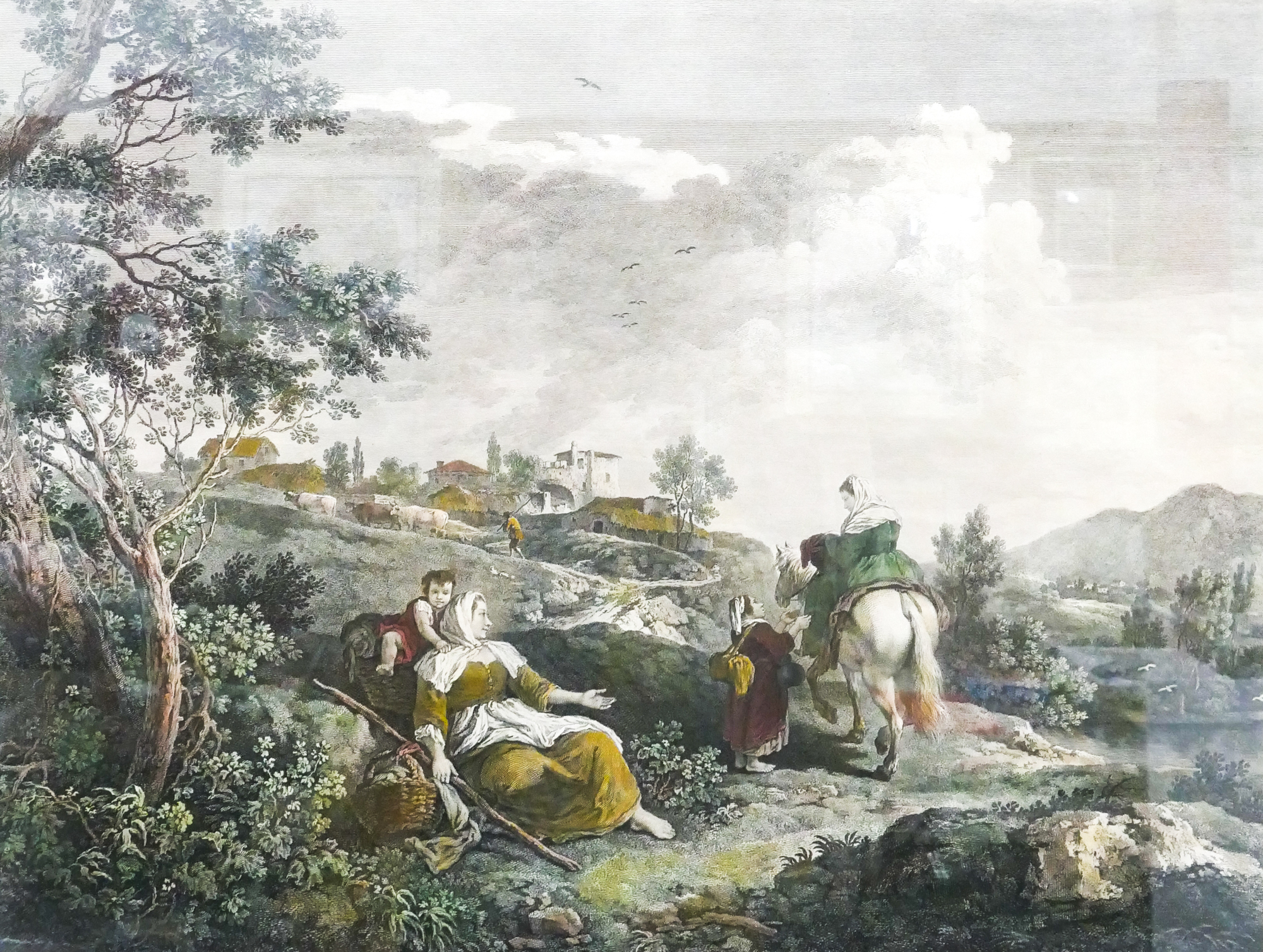Italian 18th Century Tinted Landscape 368fc6