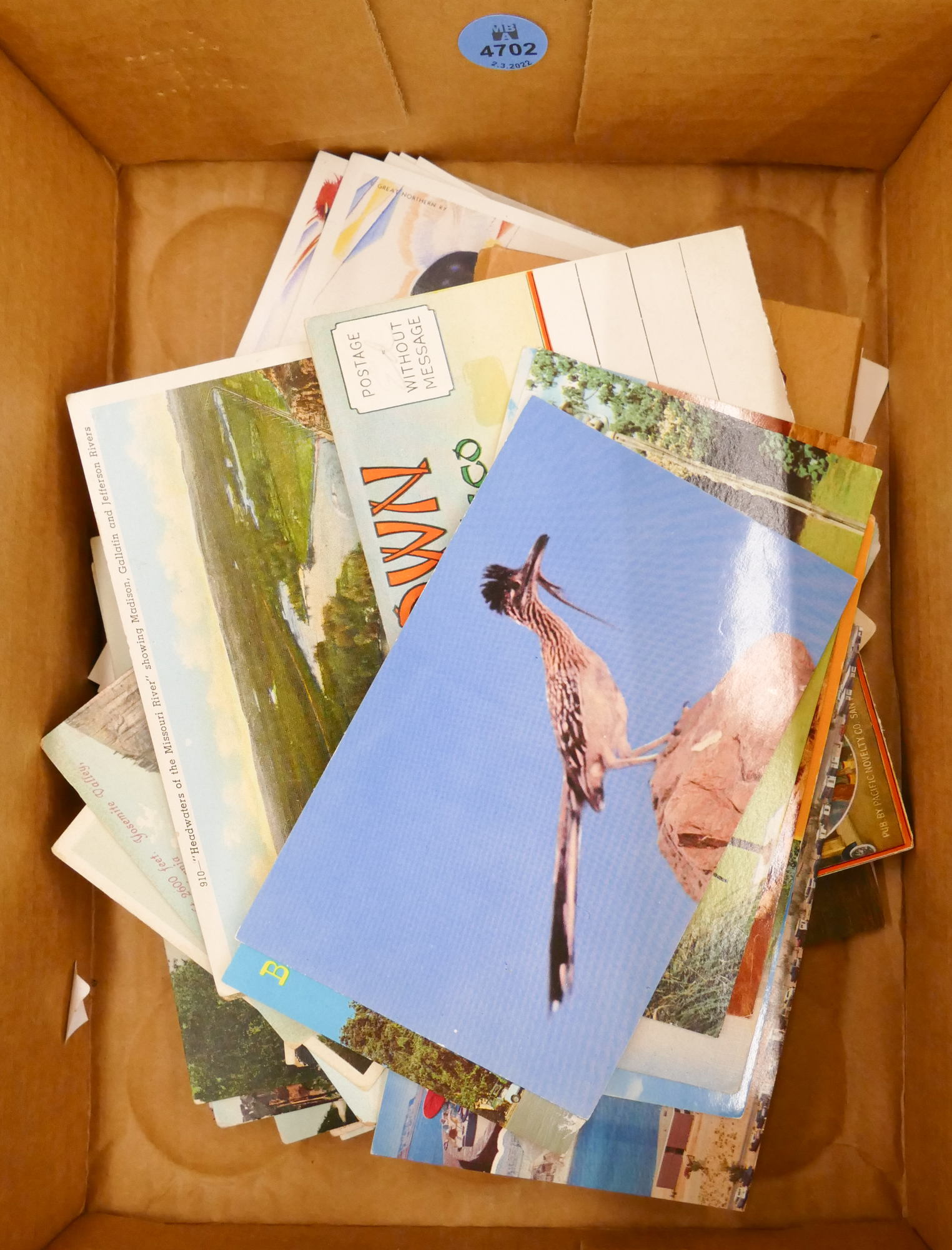 Box Vintage Postcards