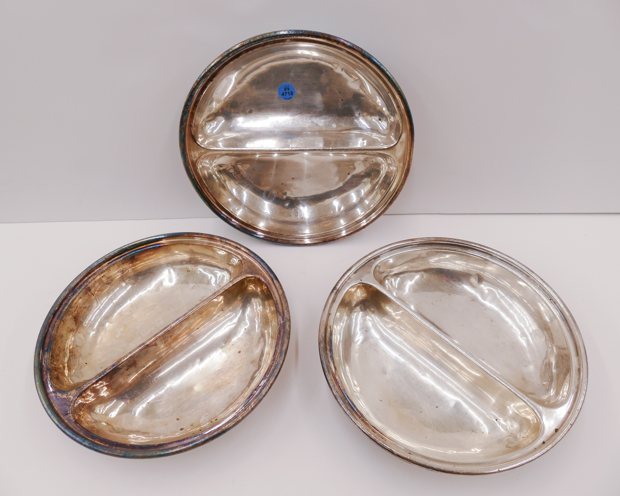 3pc Greek Line Ocean Liner Silverplated 36901f