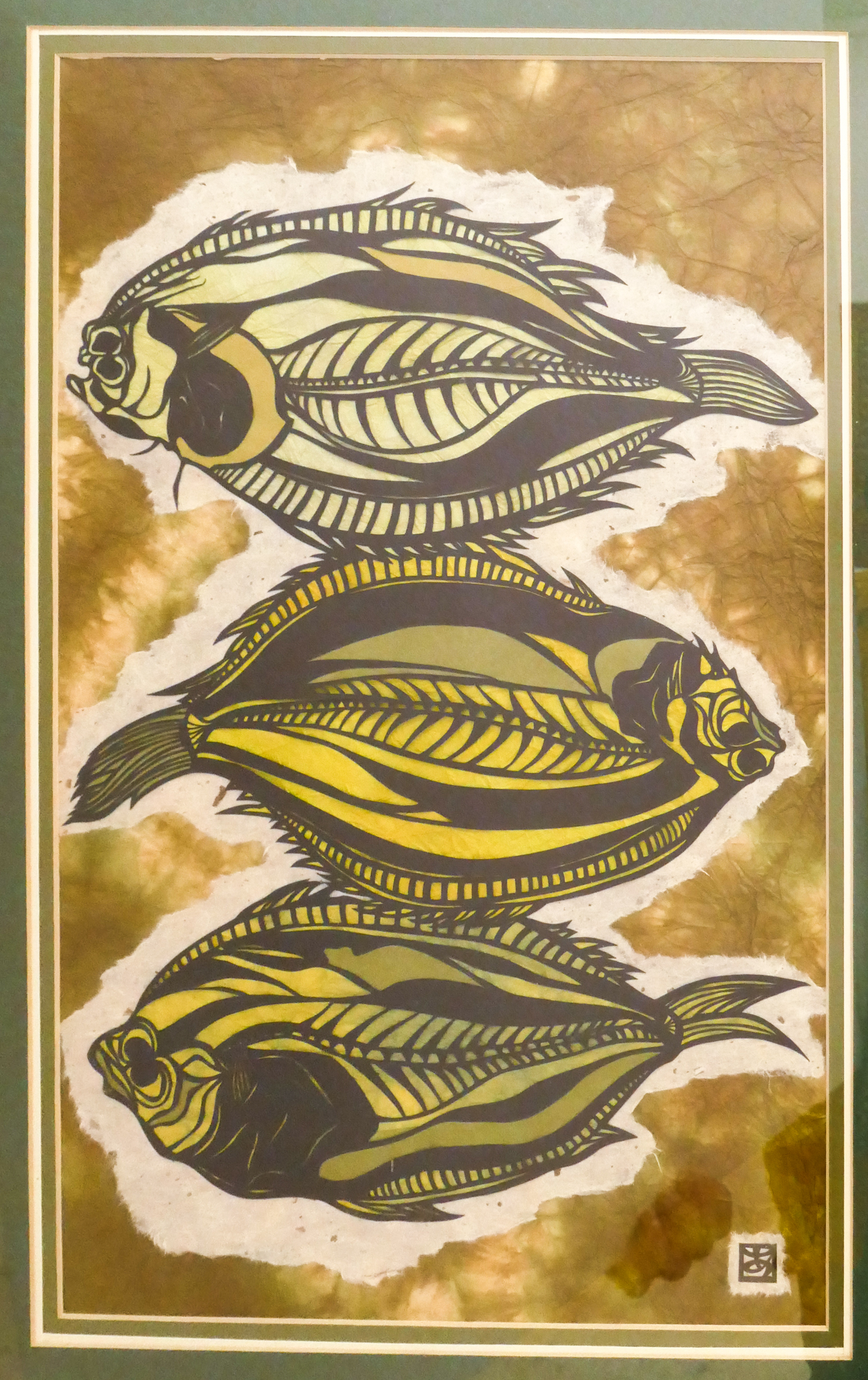 Aki Sogabe Three Dried Fish Papercut 369082