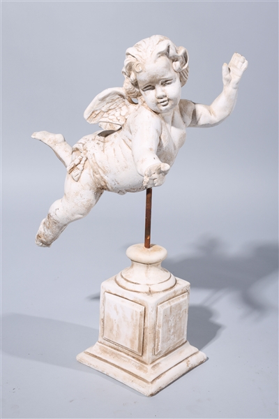 Ceramic figure of a cherub on ceramic 3690c6