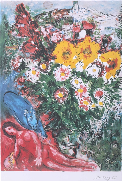 Offset lithograph after Marc Chagall,