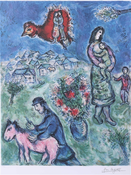 Offset lithograph after Marc Chagall  3690fc