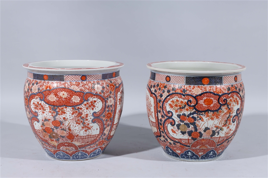 Two large Chinese porcelain Imari