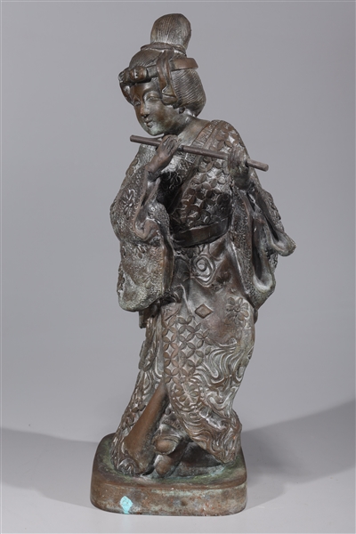 Japanese bronze standing figure 36914e