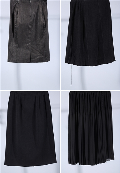 One black Givenchy silk pleated 369165