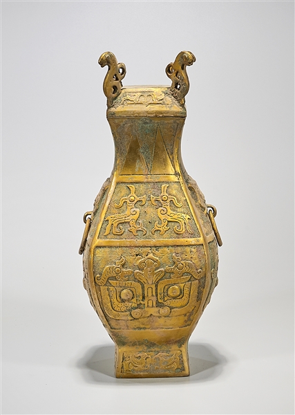 Chinese archaistic bronze covered