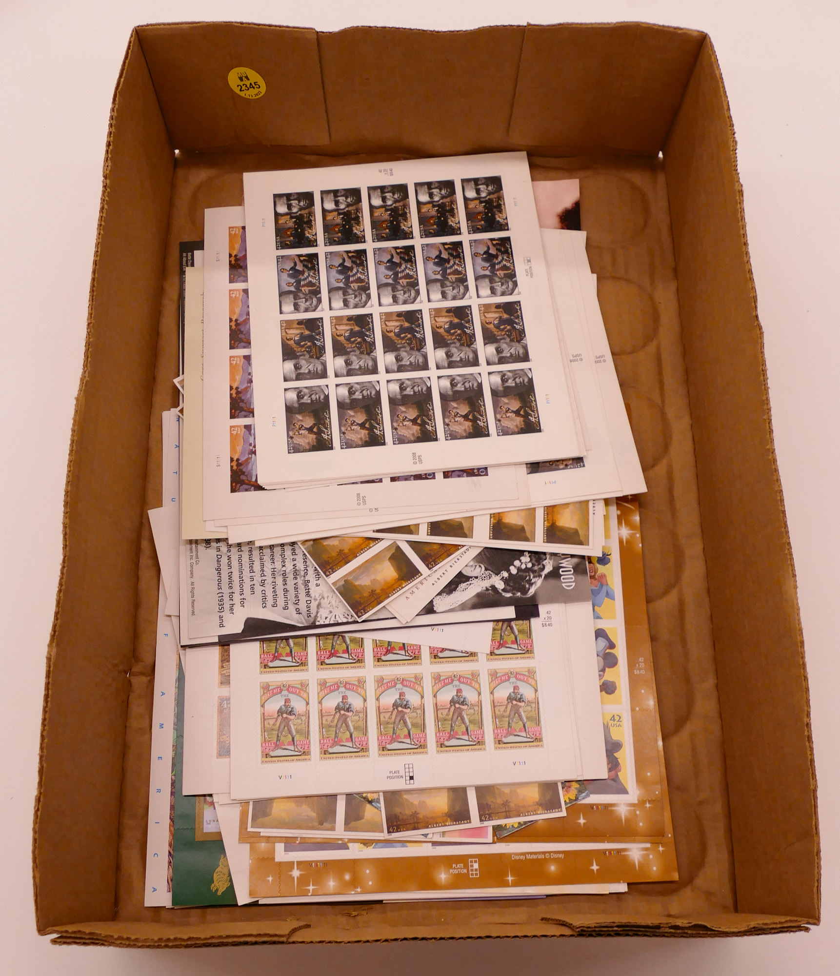 Box 42 Cent Collector Stamps- $526