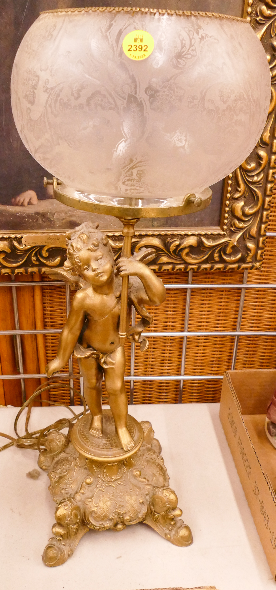 Britannia Figural Cherub Parlor