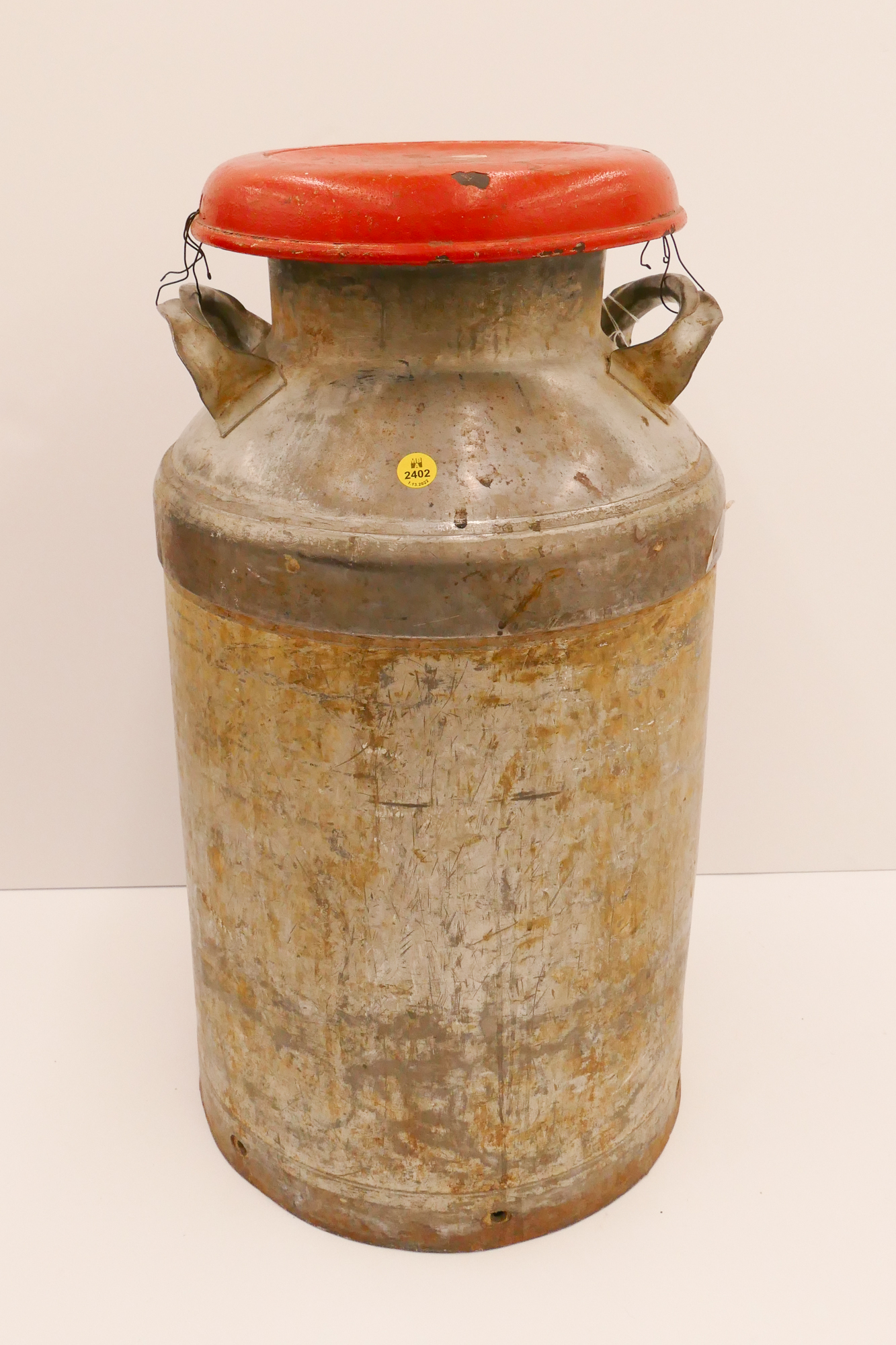 Vintage Steel Milk Can- 24''