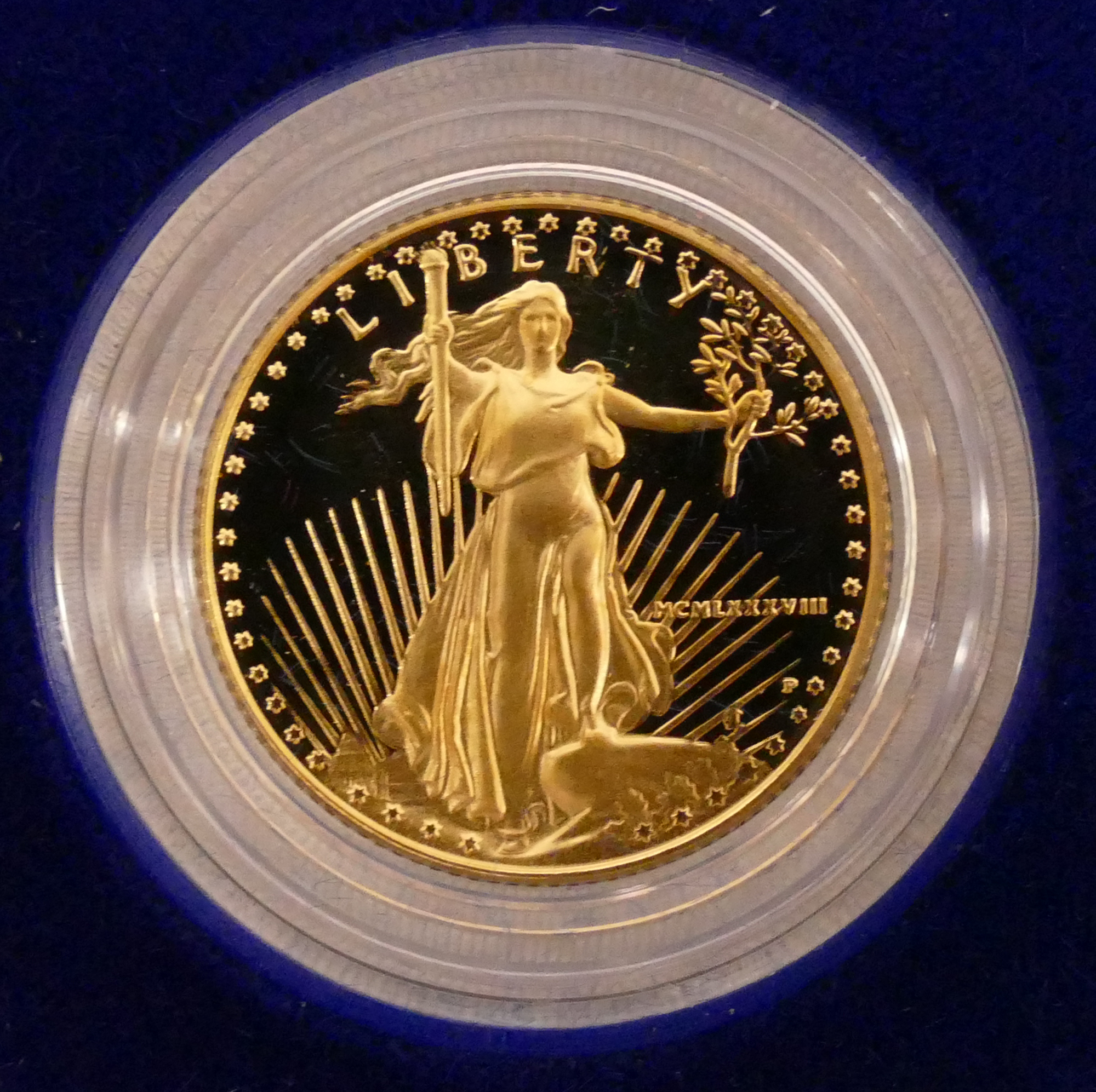 1988 US 1 4 Ounce Gold American 369238