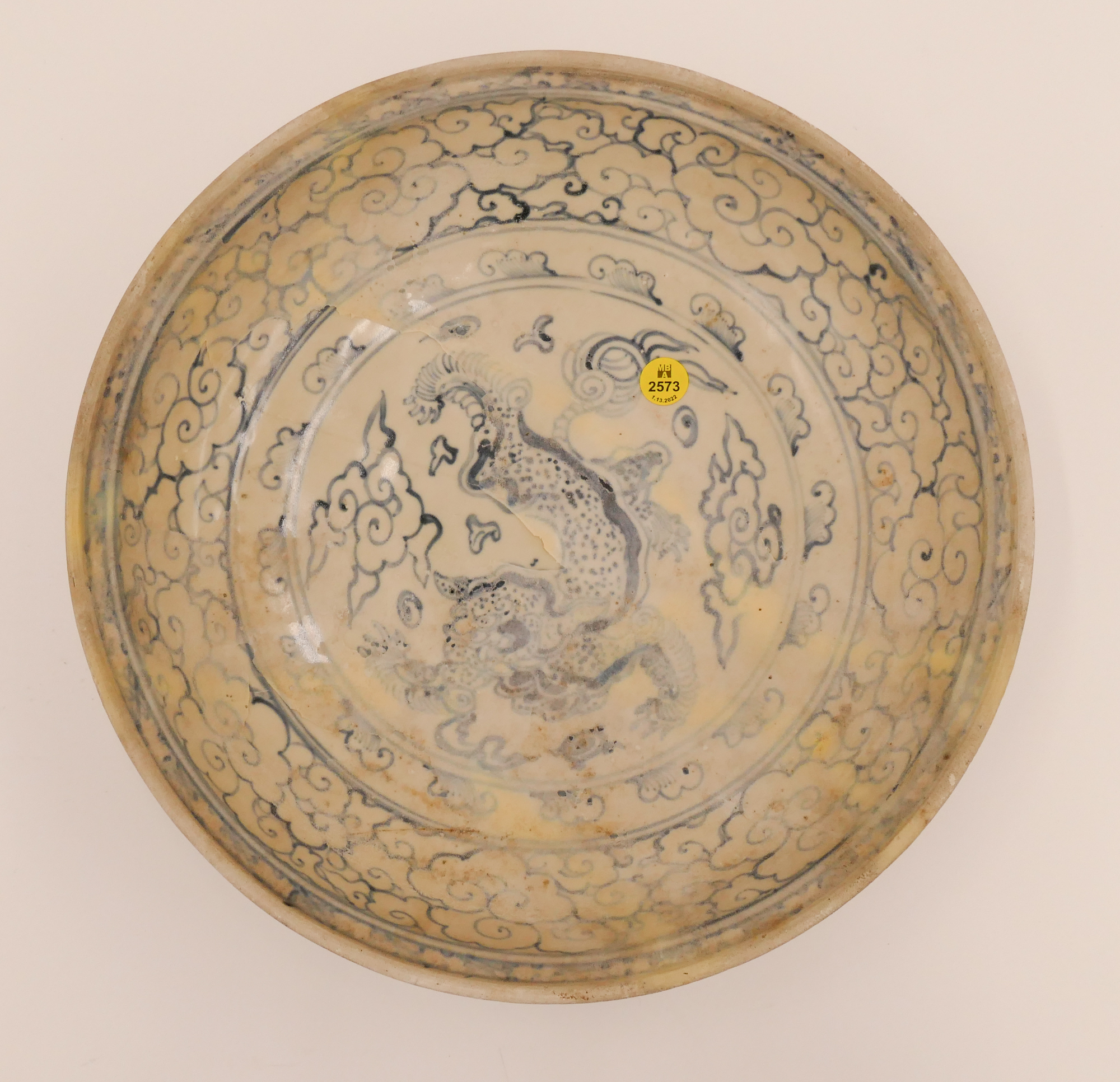 Ming Annamese Qilin Deep Ceramic 36928d