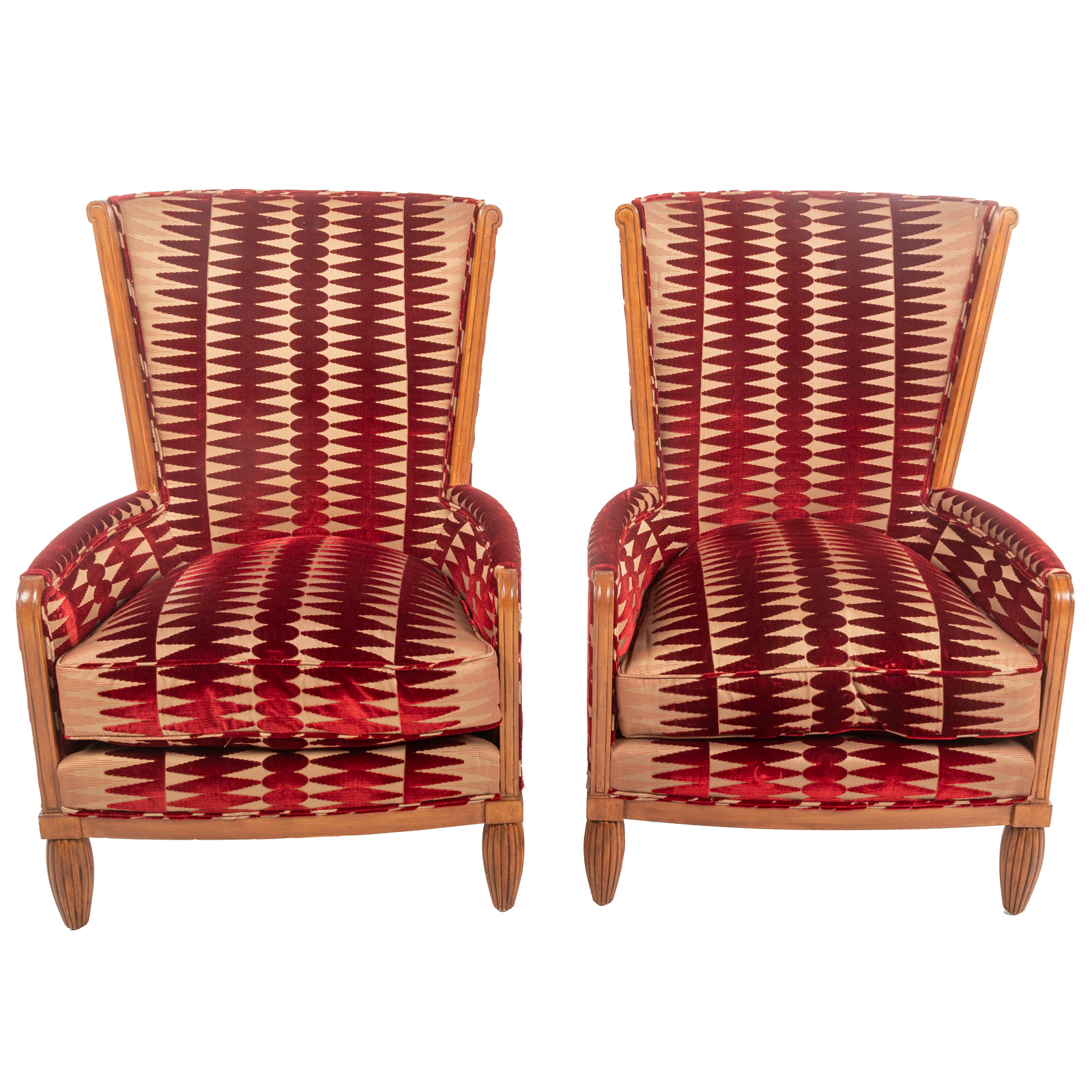 A PAIR OF CONTEMPORARY UPHOLSTERED 3693ef