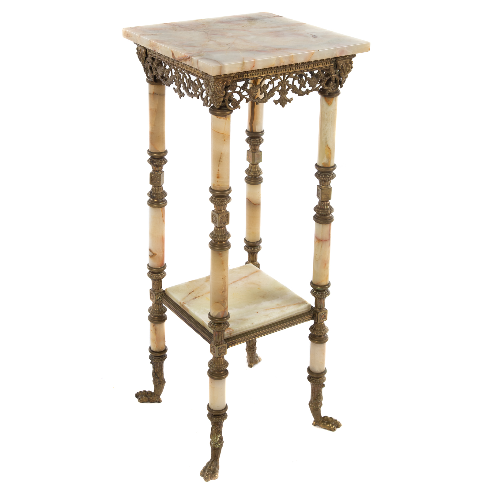 CONTINENTAL ONYX GILT METAL STAND 36940c