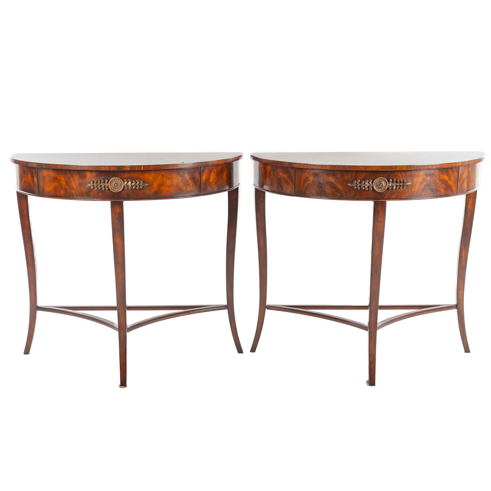 A PAIR OF LLOYD BUXTON MAHOGANY 36941a