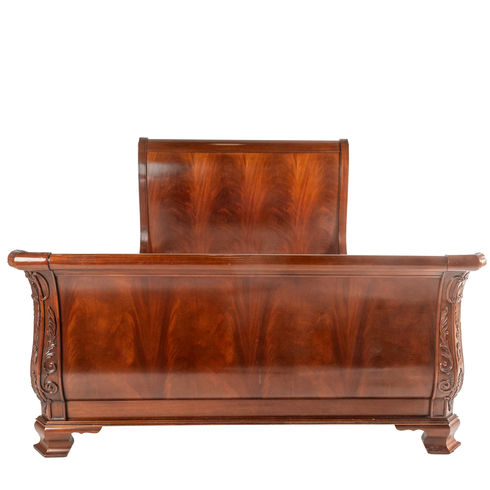 HICKORY CHAIR CARVED MAHOGANY QUEEN 369413