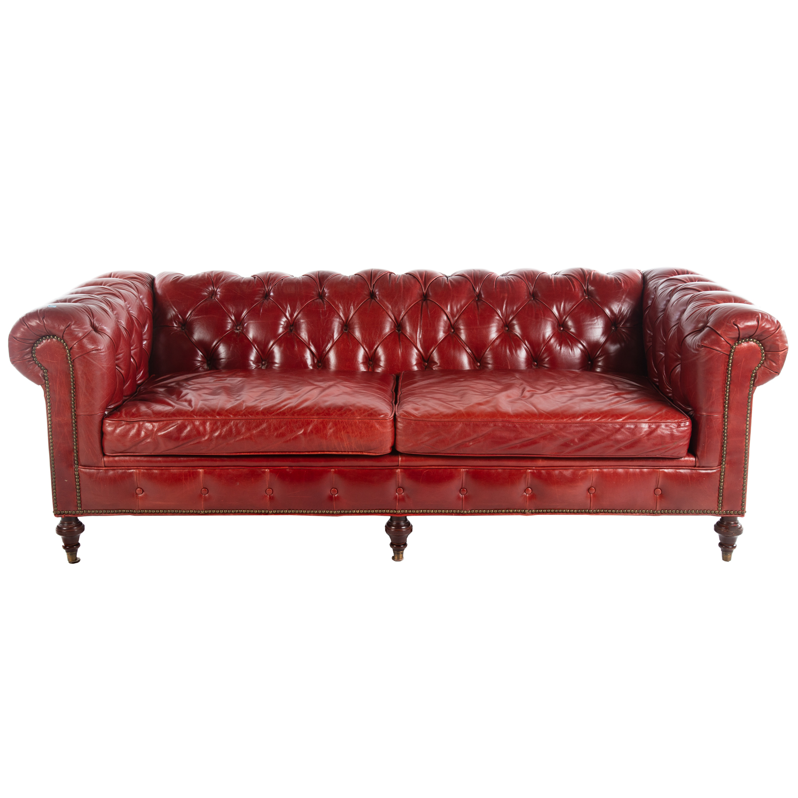 MCKINLEY LEATHER TUFTED CHESTERFIELD 36942f