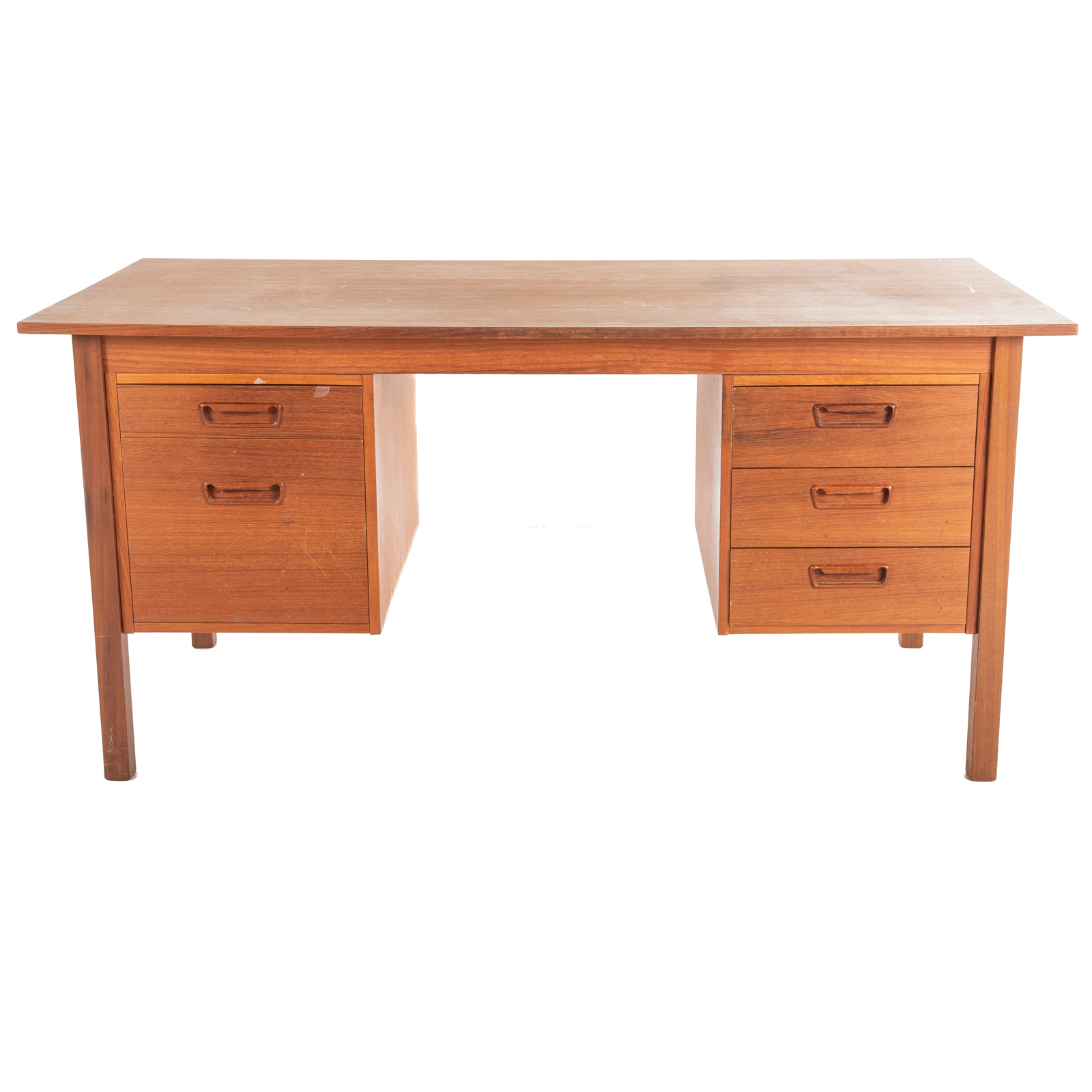 MID-CENTURY TEAKWOOD WRITING DESK