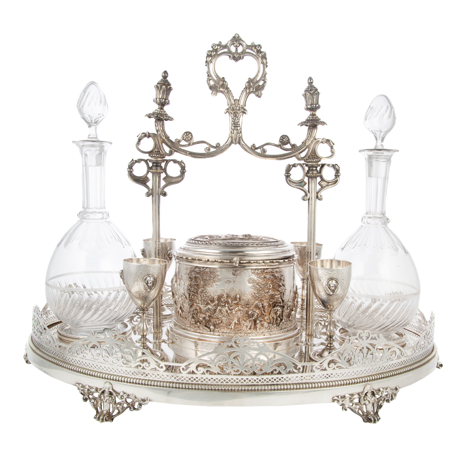 CONTINENTAL SILVER PLATED CENTERPIECE 3694fd