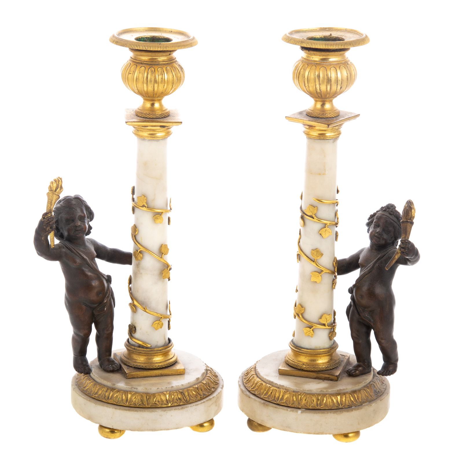 A PAIR OF NAPOLEON III ALABASTER 369535