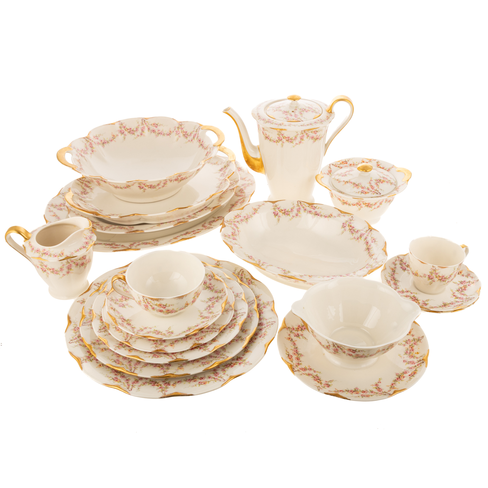 LIMOGES VOREENA CHINA DINNER SERVICE 36954e