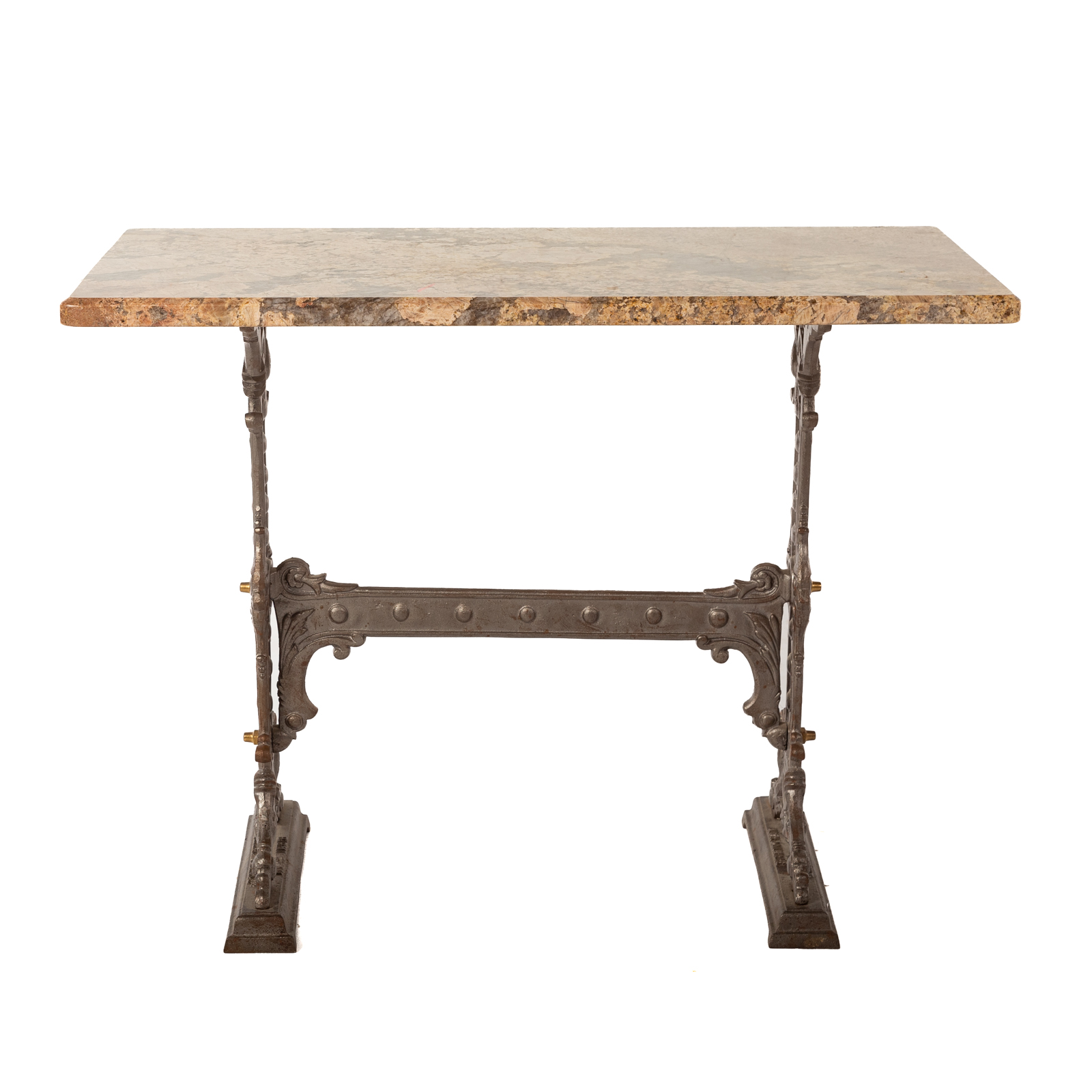 VICTORIAN MARBLE TOP & CAST IRON