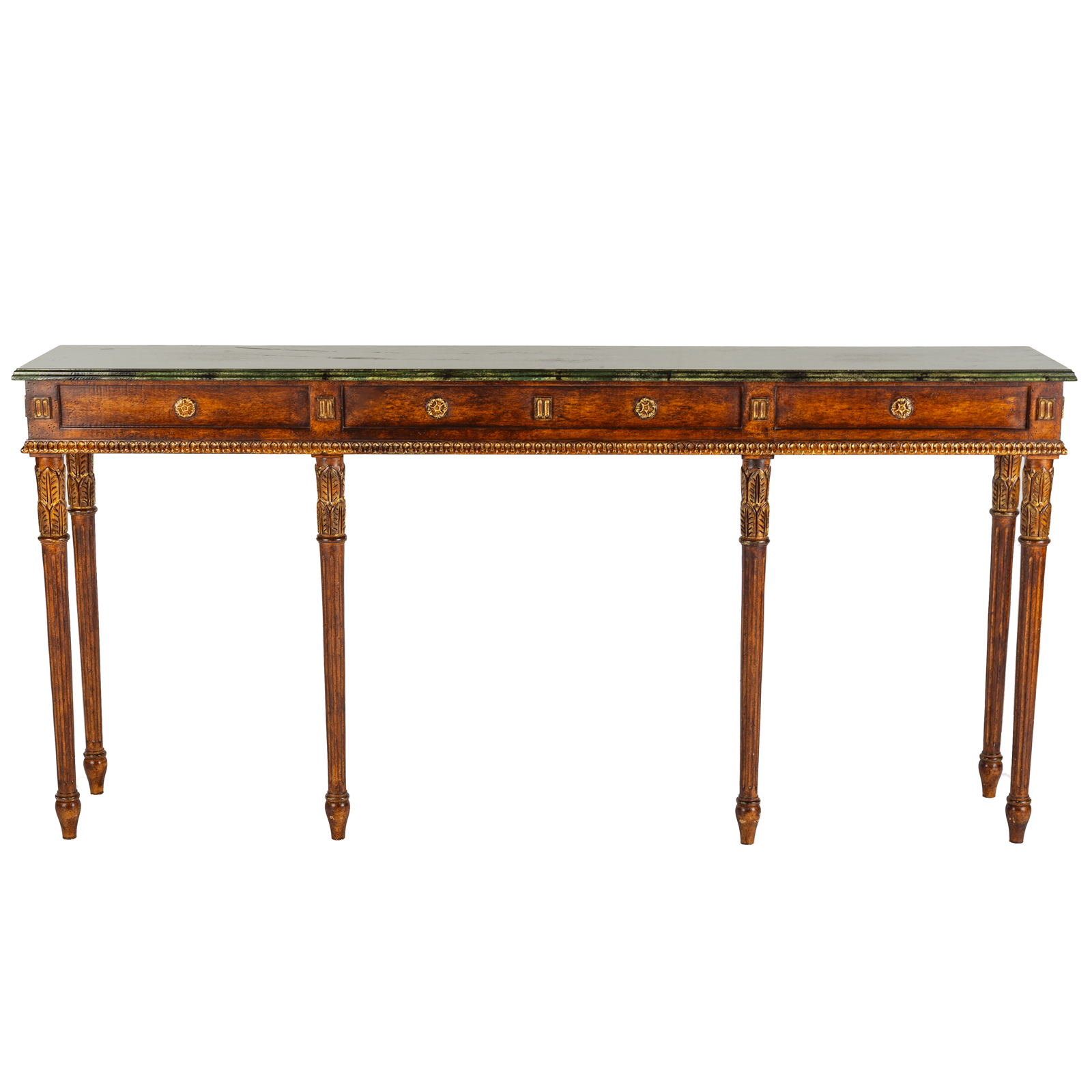 GEORGIAN STYLE PAINTED WOOD CONSOLE 3695a6