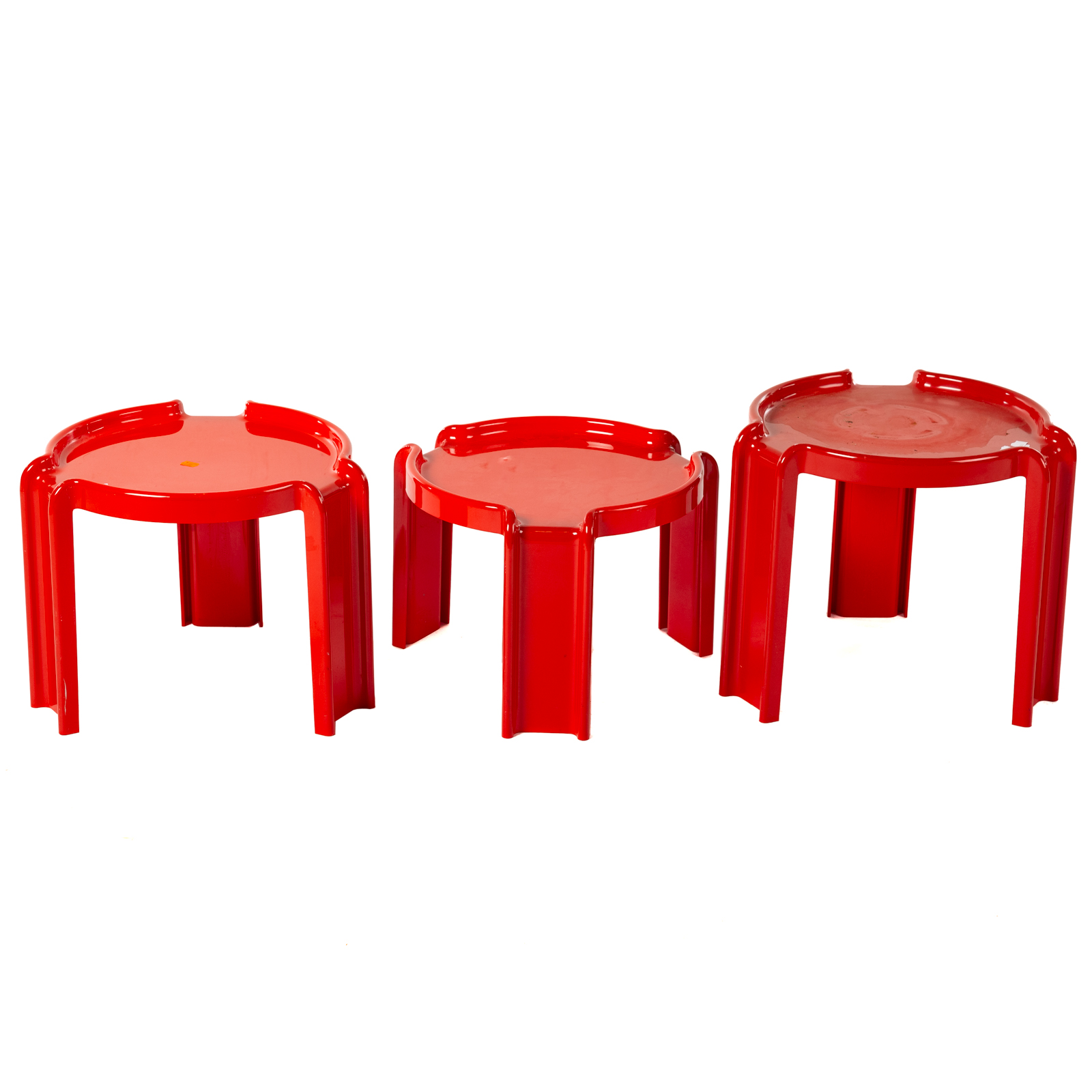 THREE KARTELL #4905 PLASTIC STACKING