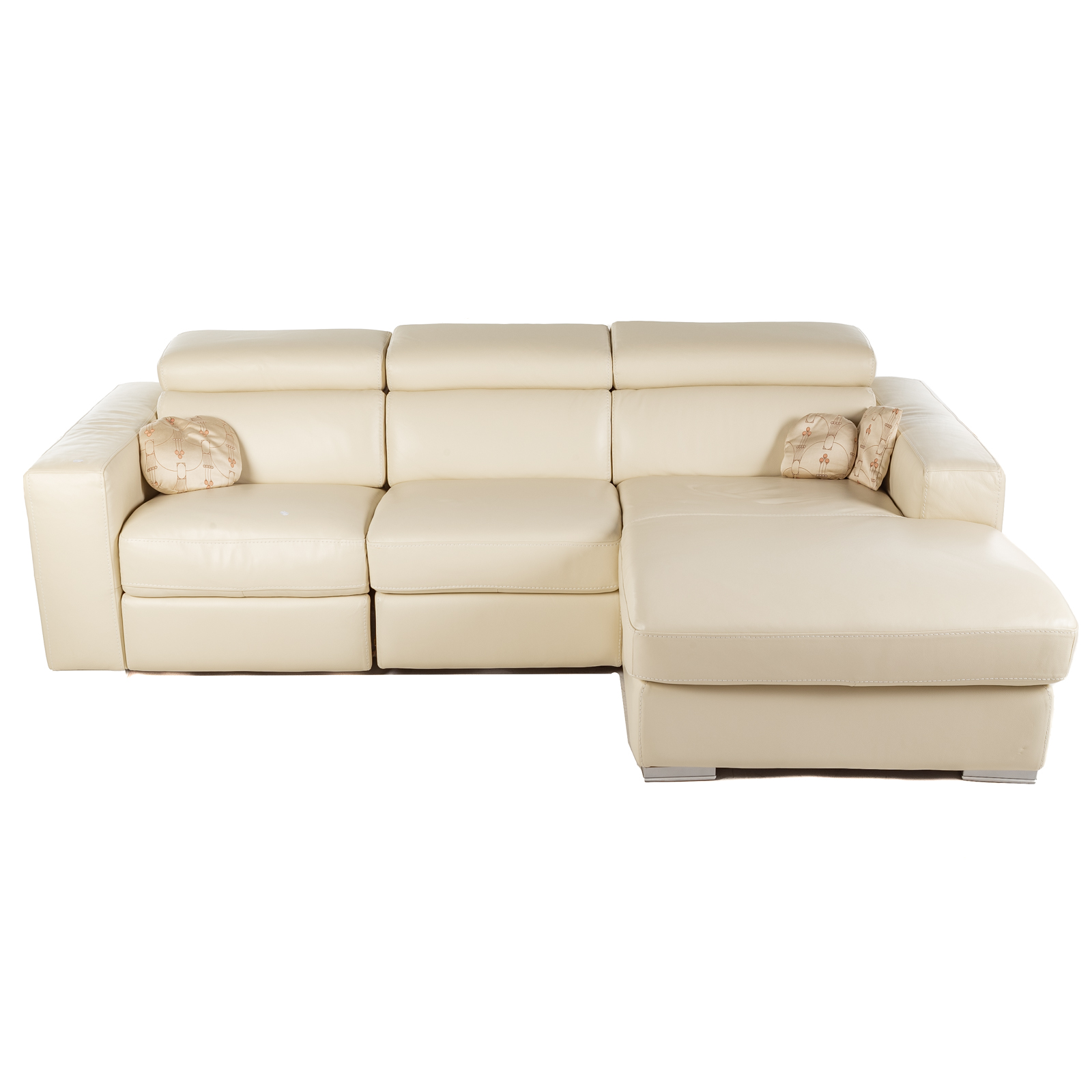 MAXDIVANI LEATHER SOFA CHAISE 3695b0